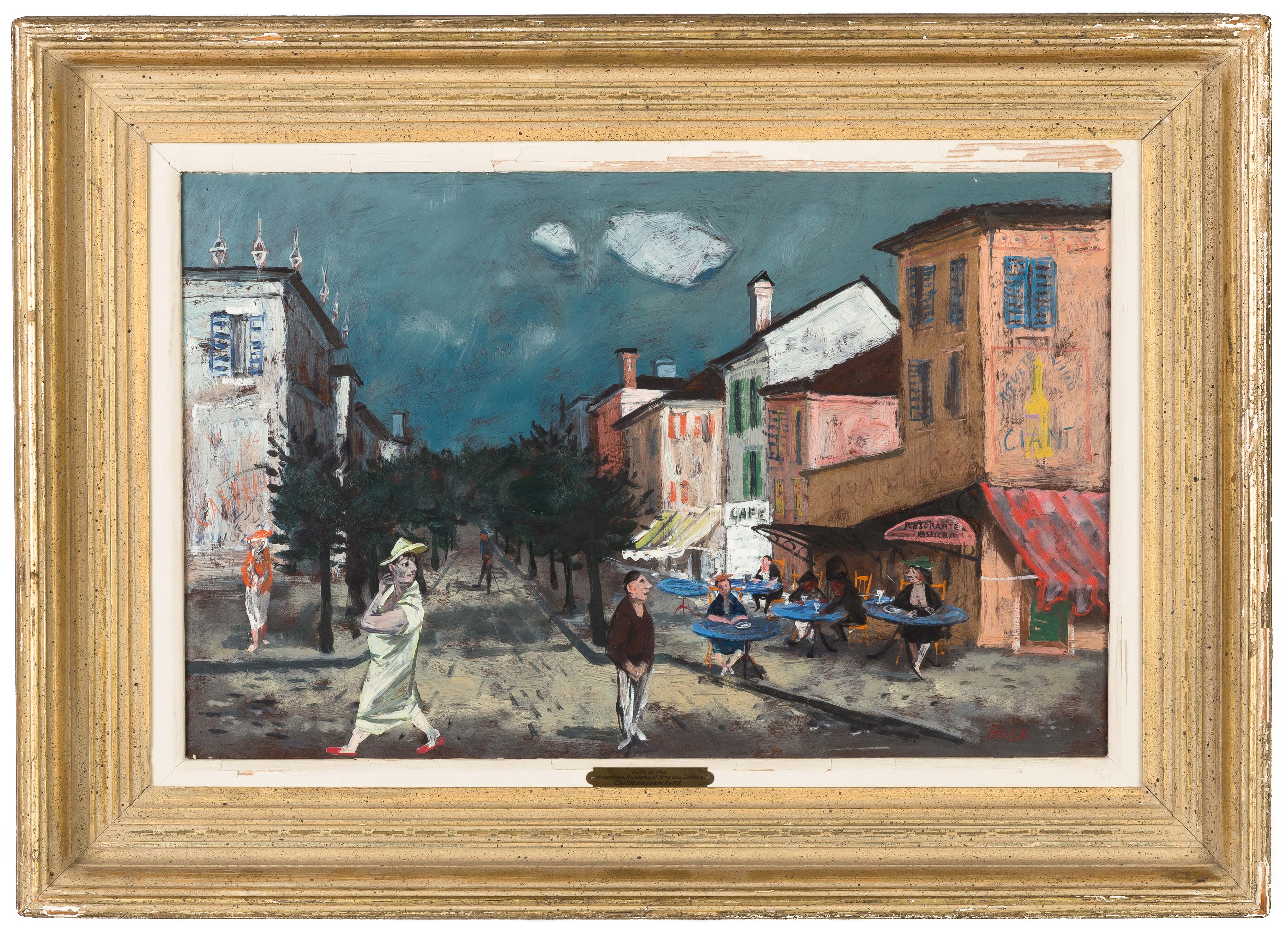 Louis Bosa (Italian, 1905-1981) Cafe Picollo | Cottone Auctions