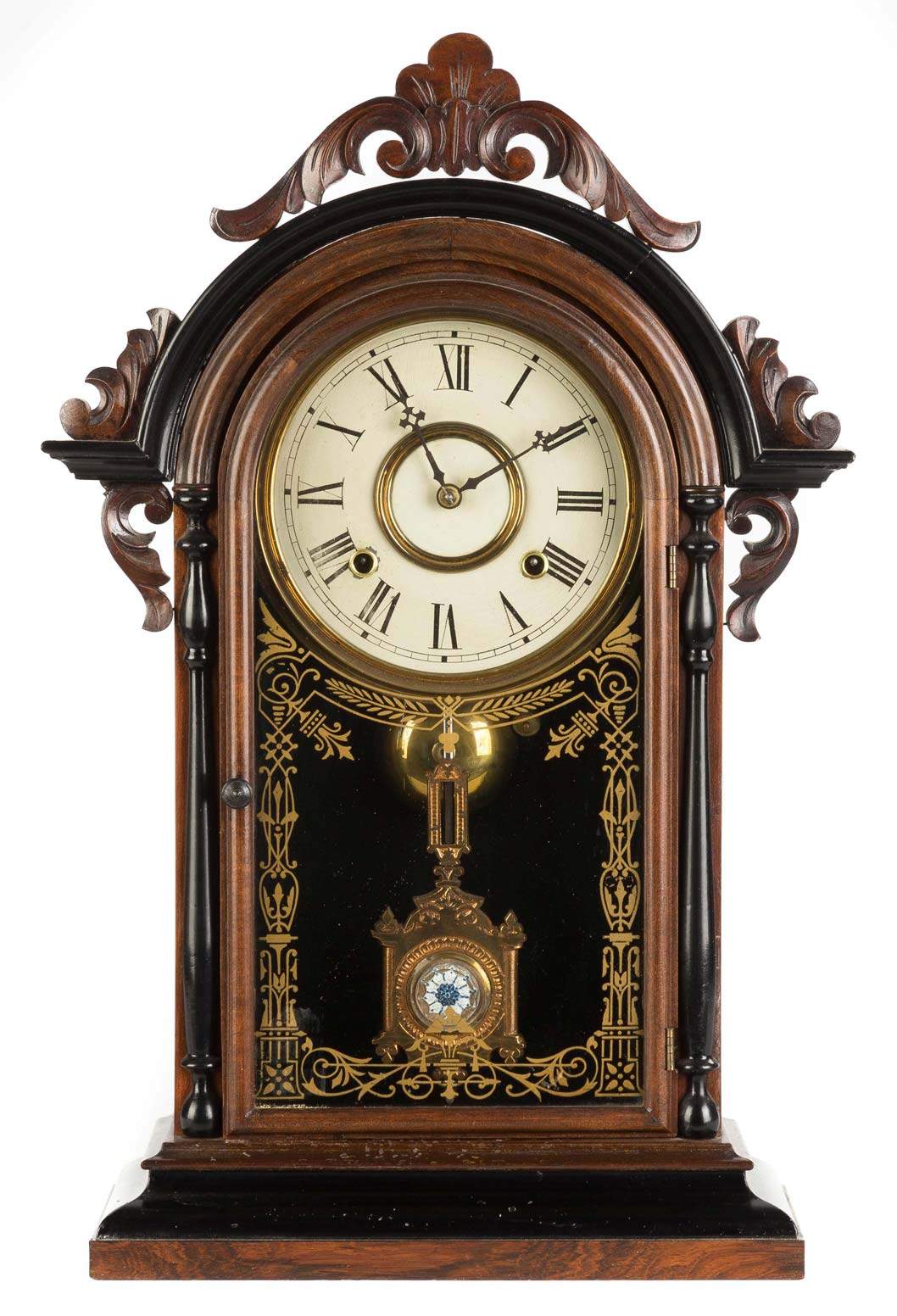 Rare E. N. Welch Hanging Italian Shelf Clock | Cottone Auctions