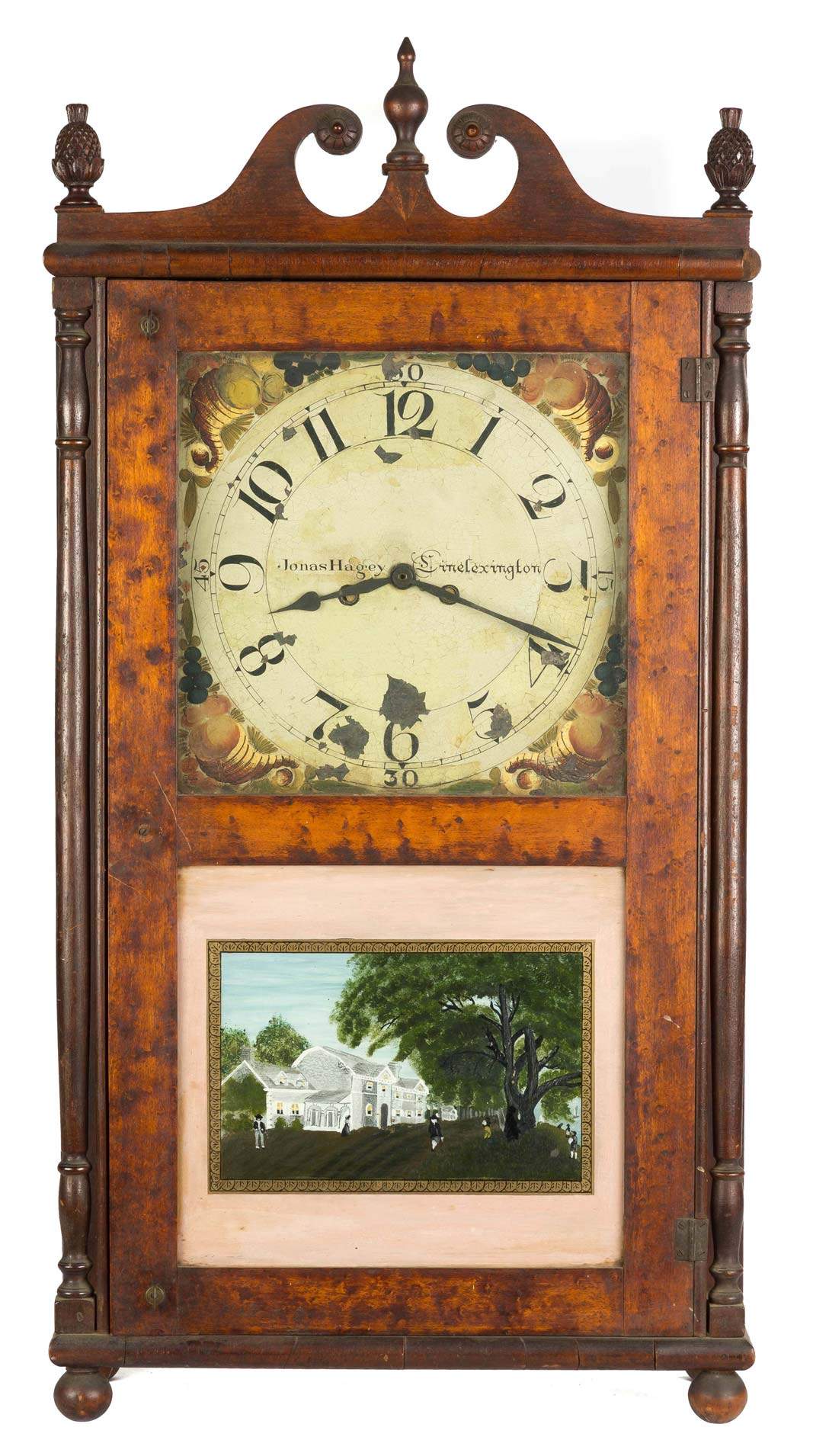 Jonas Hagey Pennsylvania Shelf Clock | Cottone Auctions