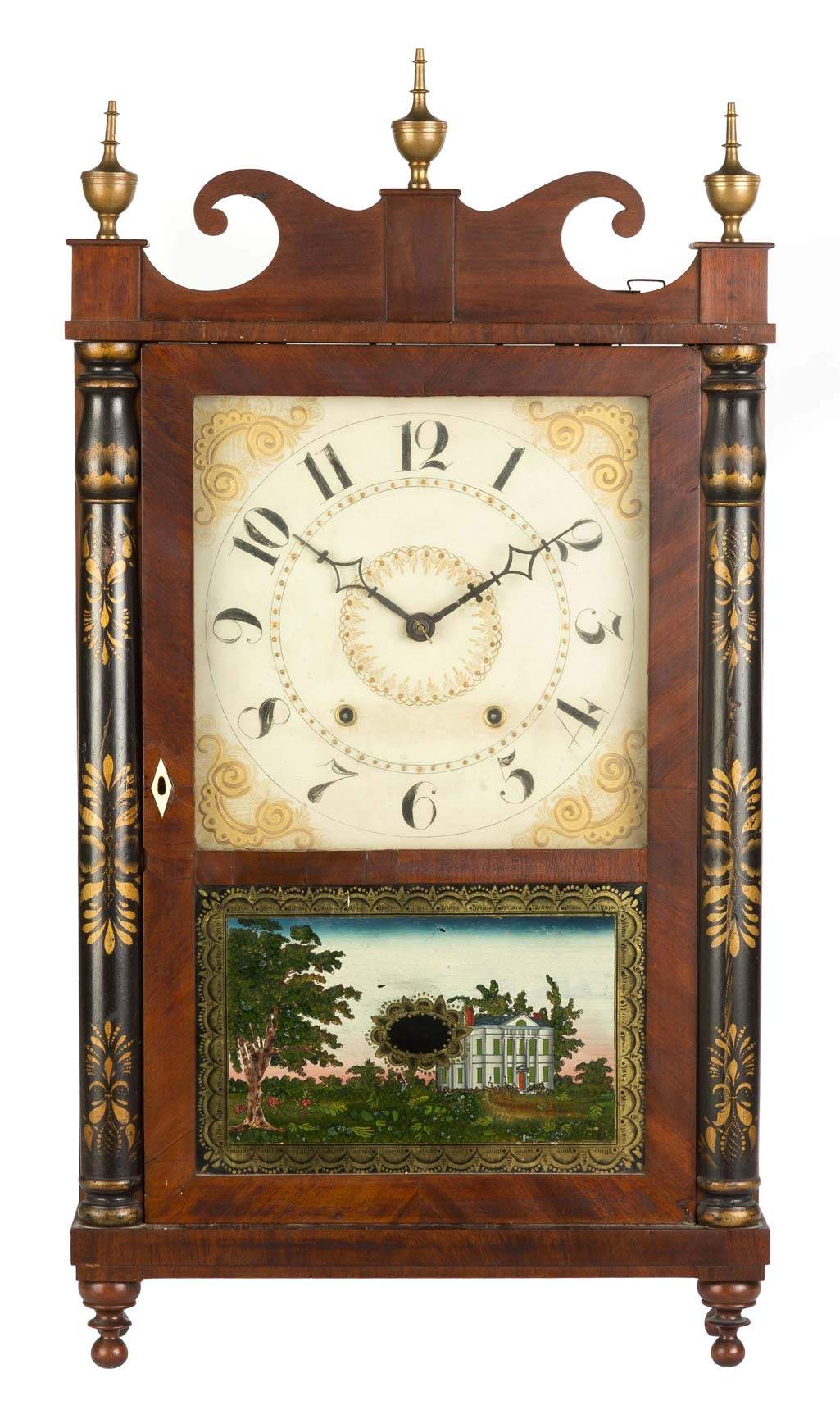 Chauncey Ives Jester Top Shelf Clock | Cottone Auctions