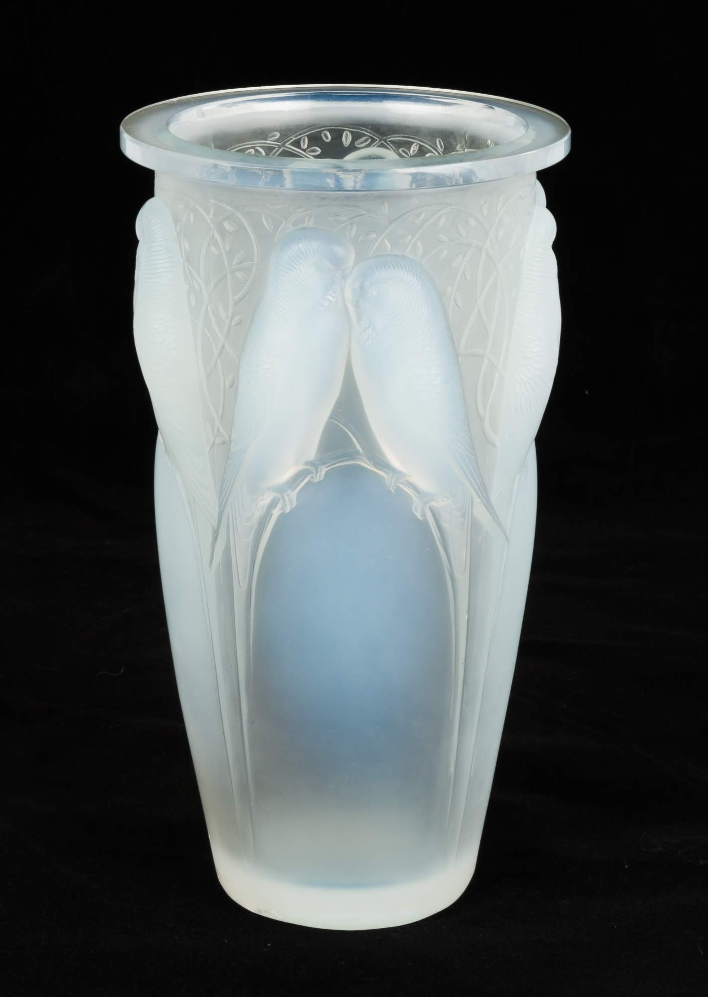 Rene Lalique Opalescent Ceylan Vase Cottone Auctions