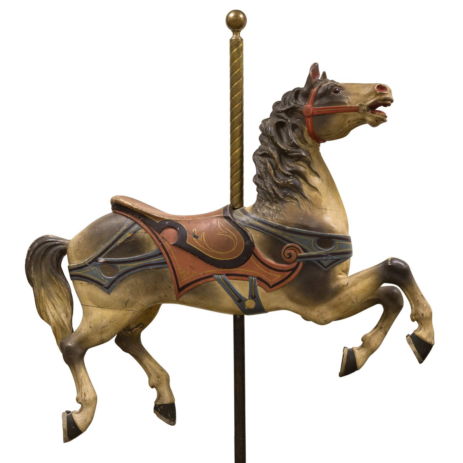 Gustav Dentzel 'Jumper' Carousel Horse | Cottone Auctions