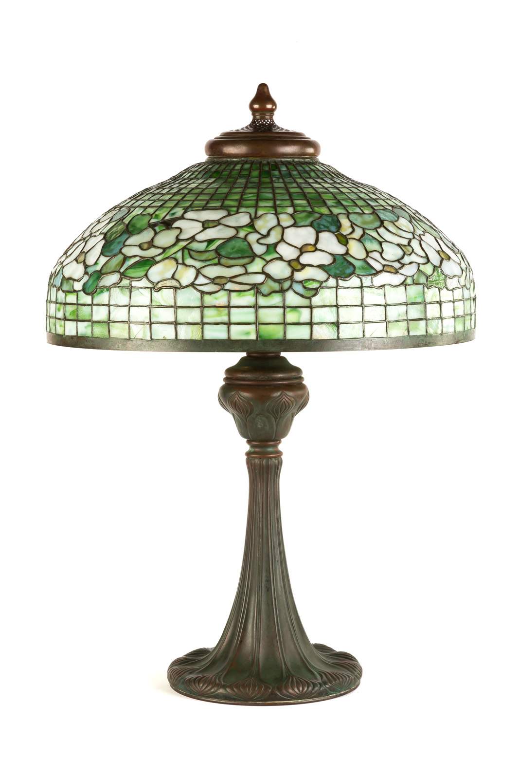 Tiffany Studios, New York, 'Banded Dogwood' Table Lamp | Cottone Auctions