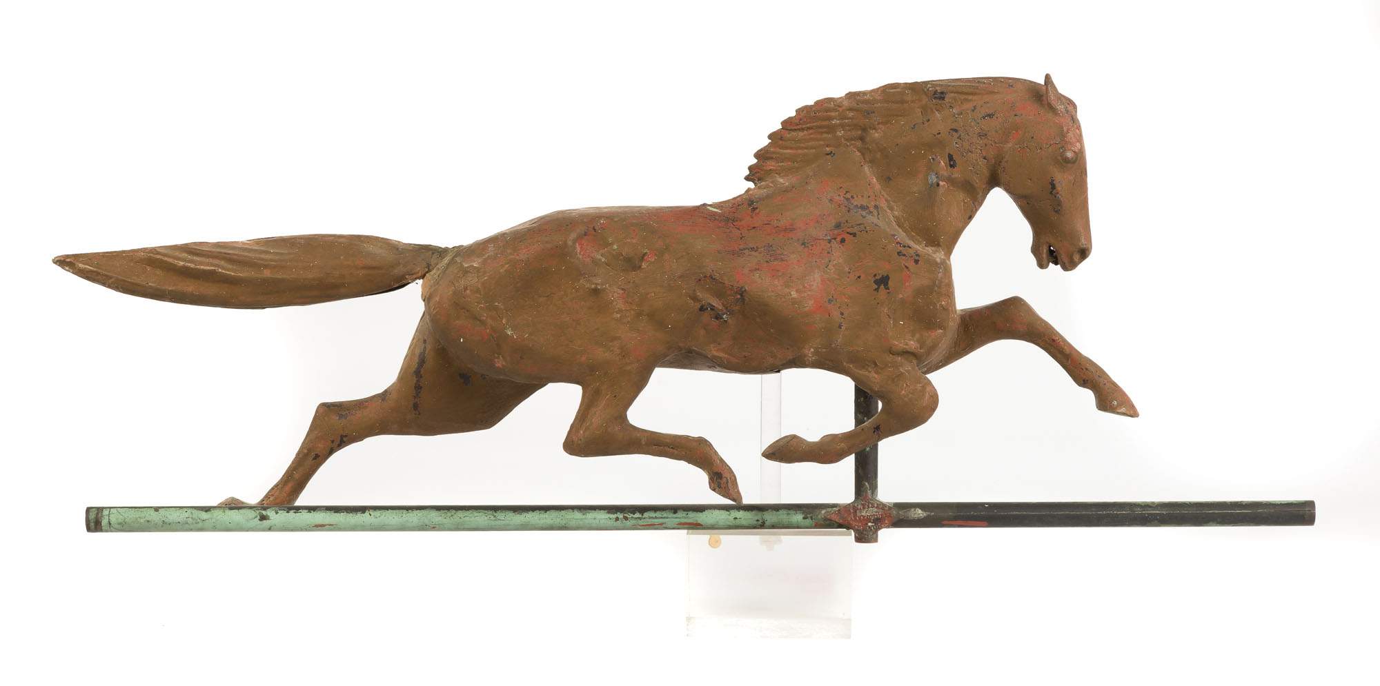 J.W. Fiske (American) Copper Horse Weathervane with Zinc Head | Cottone ...