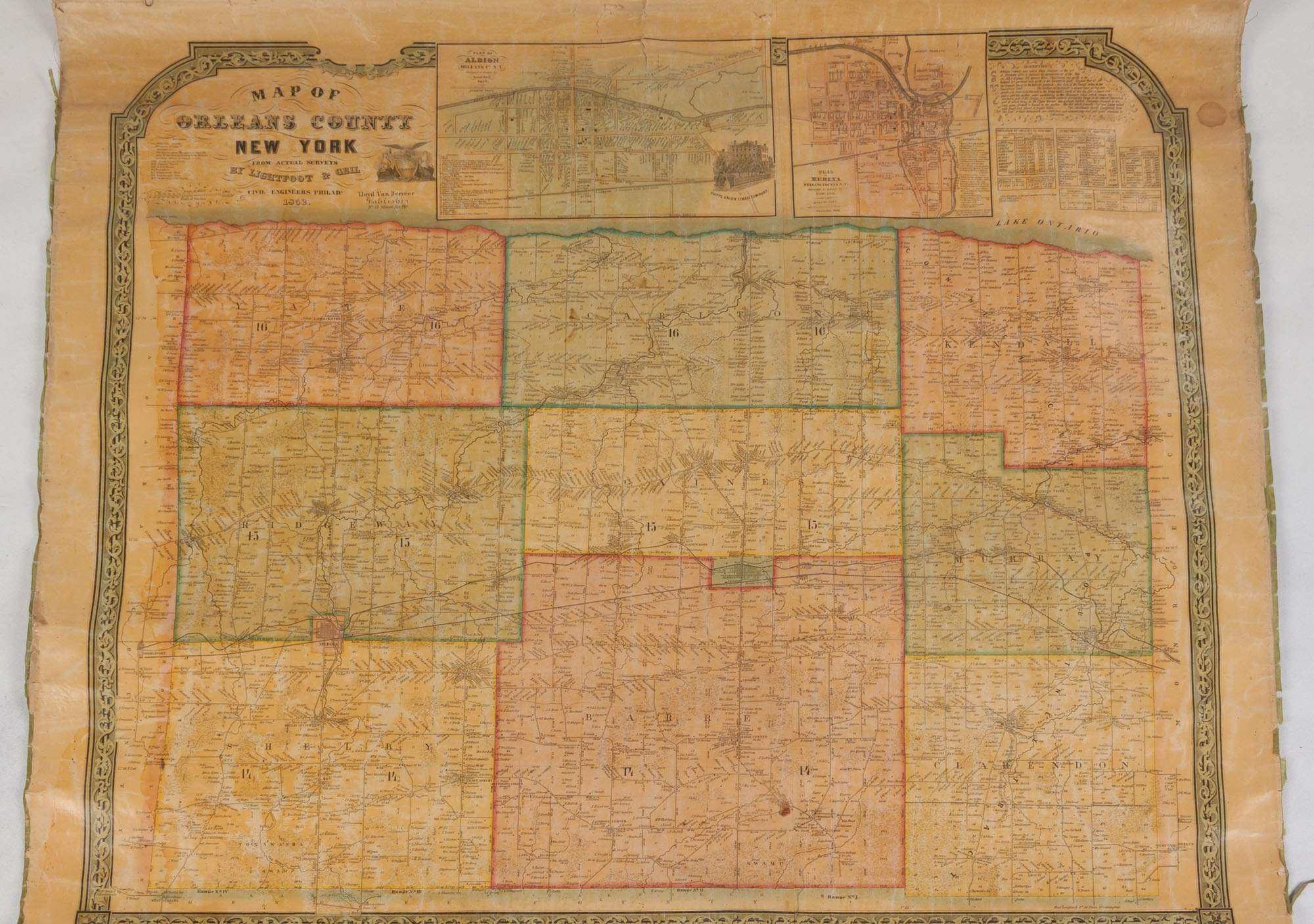 Group of New York State Historical Maps | Cottone Auctions