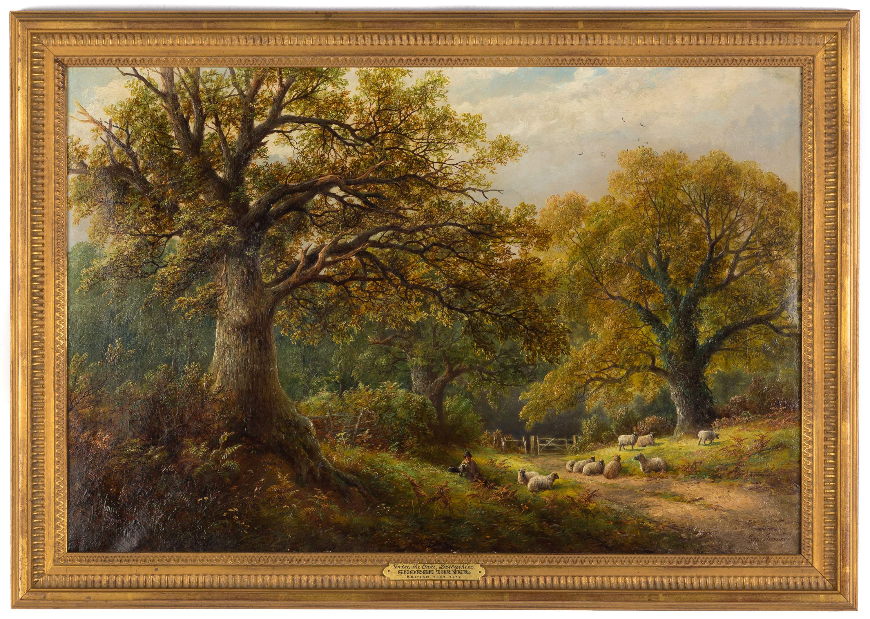 Turner (British, 18411910) "Under the Oaks in Derbyshire