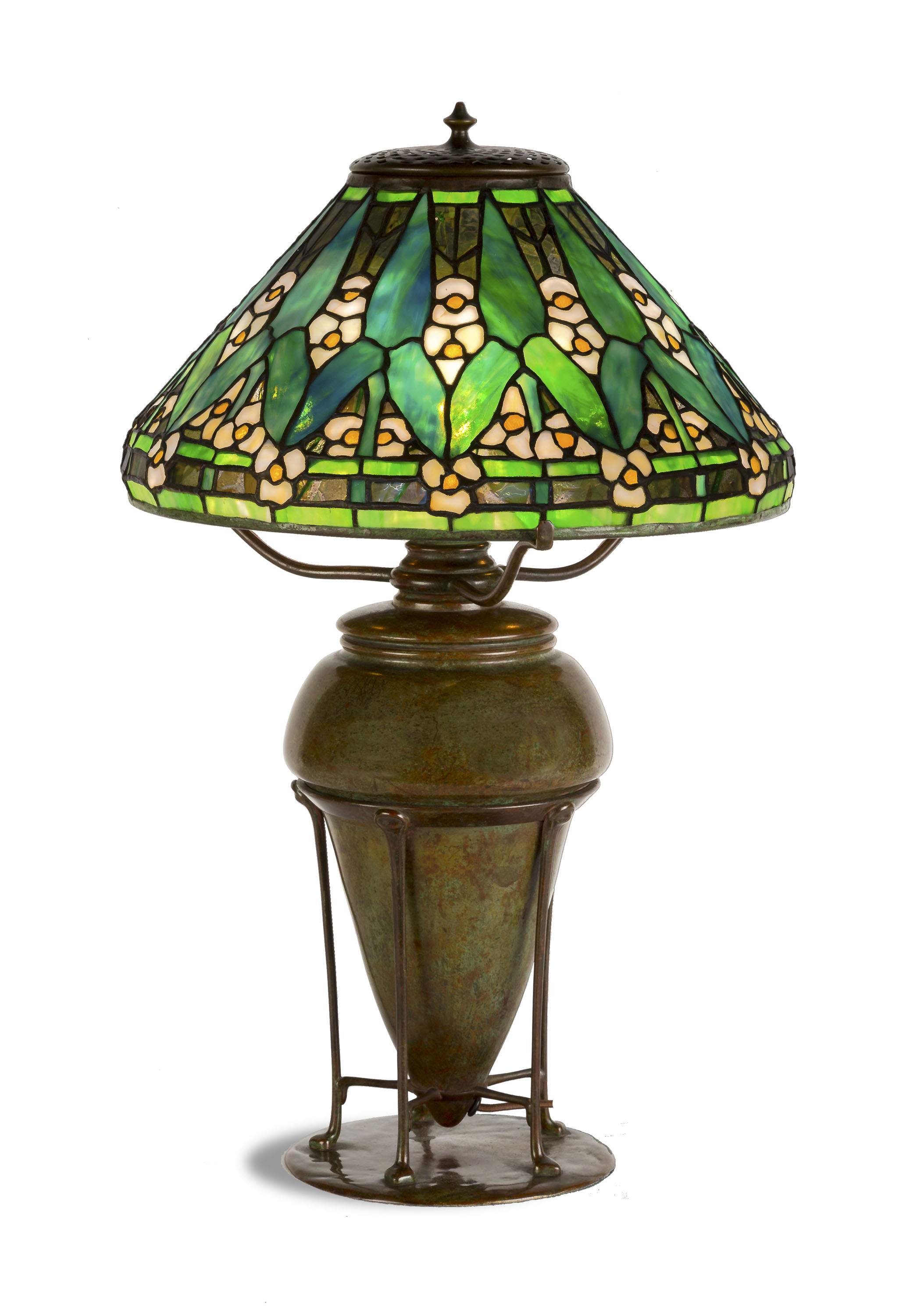 Tiffany Studios, New York, Arrowroot Table Lamp | Cottone Auctions