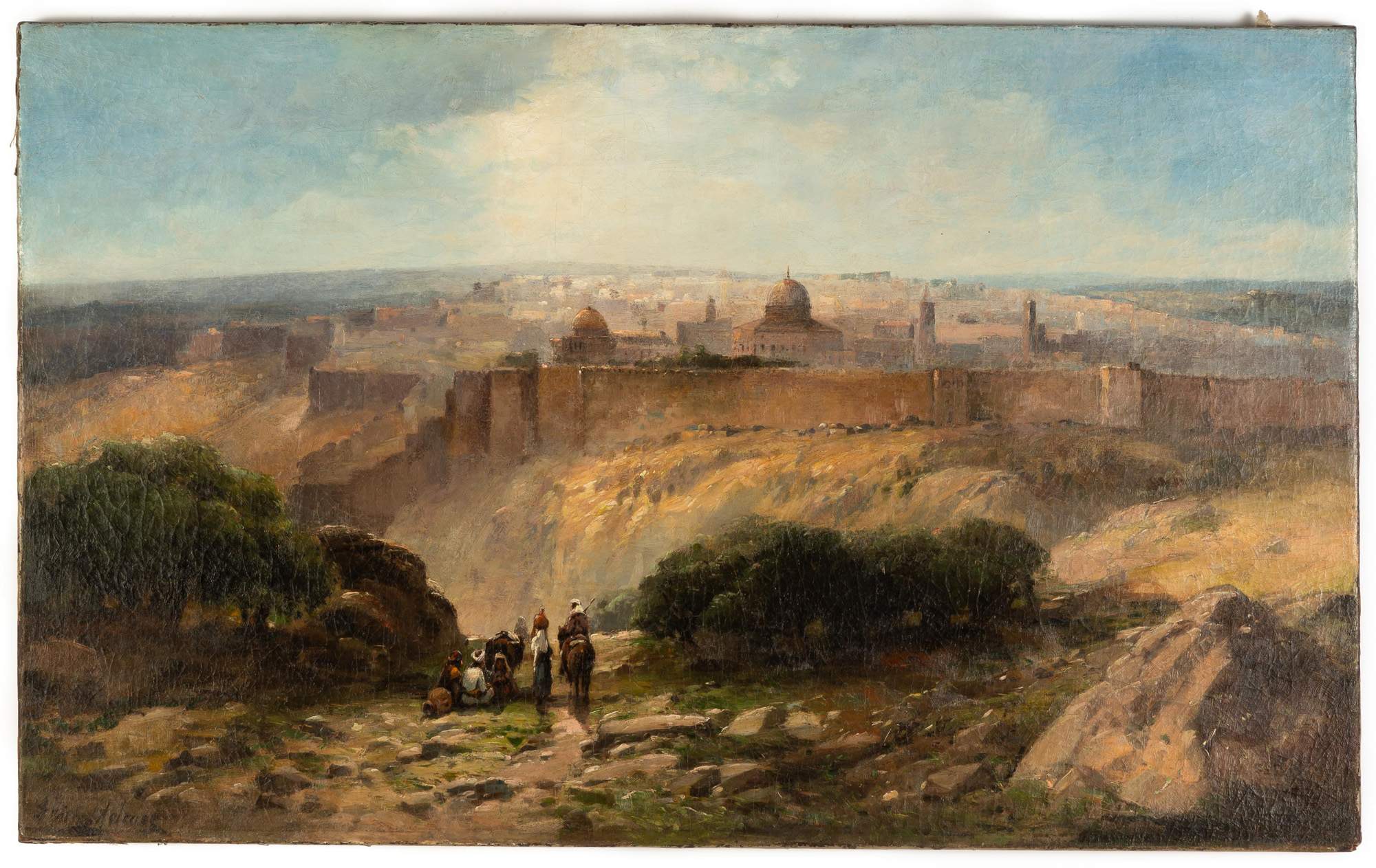 Andrew Melrose (American, 1836-1901) View of Jerusalem | Cottone Auctions