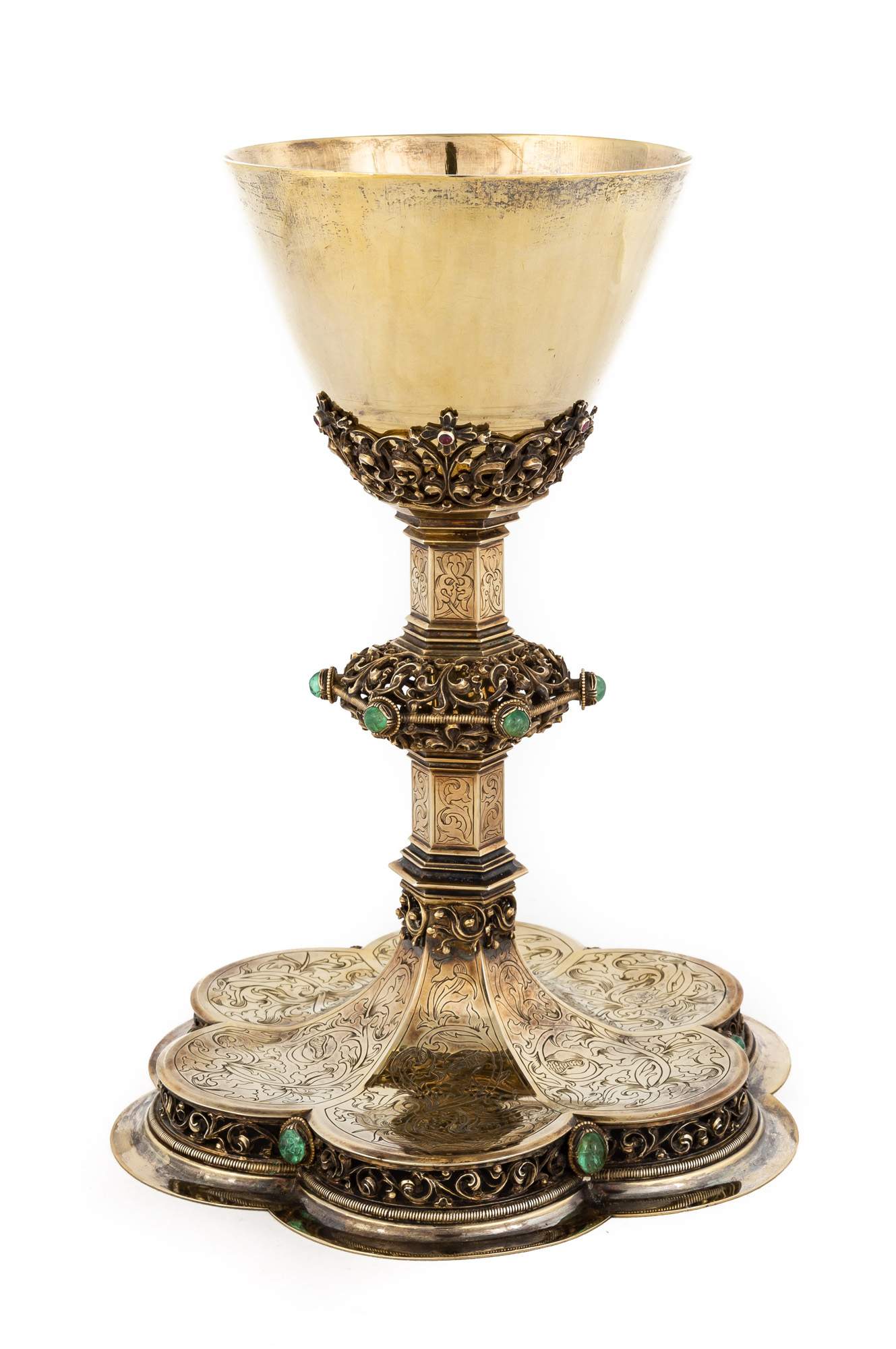 Continental Gilt Wash Silver Chalice | Cottone Auctions