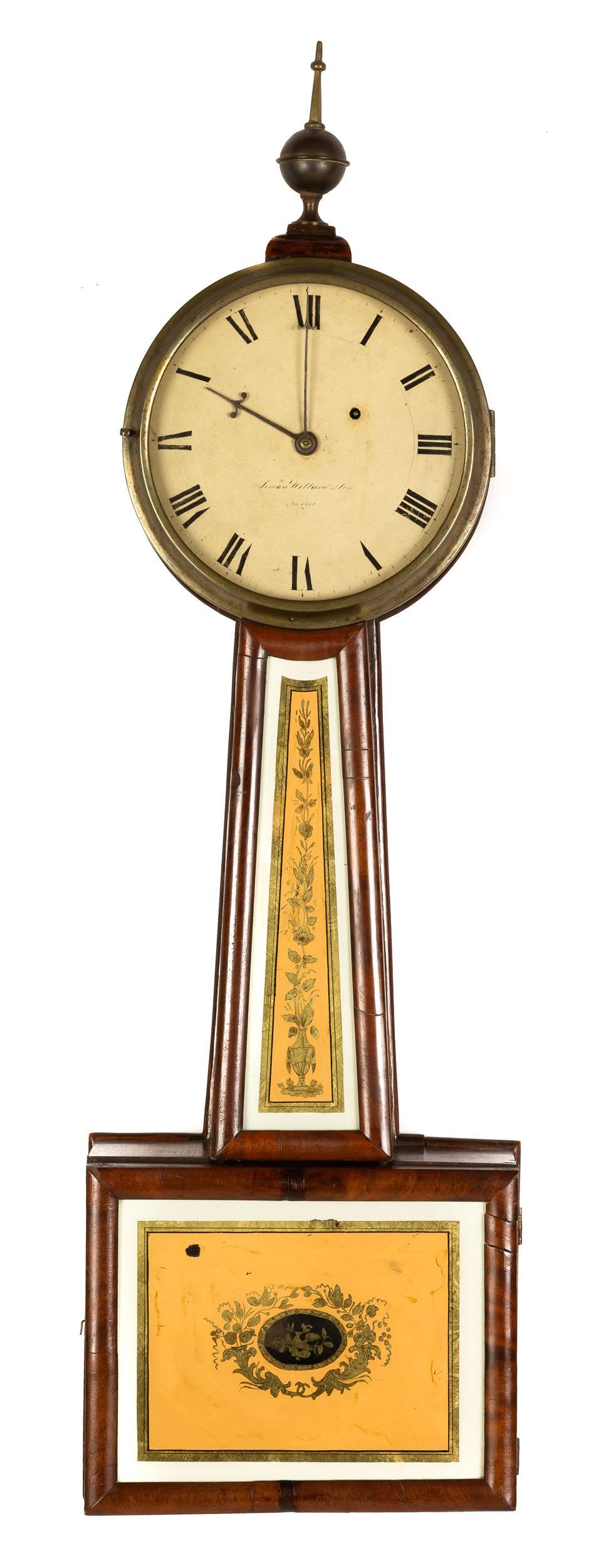 Simon Willard and Son New England Banjo Clock | Cottone Auctions