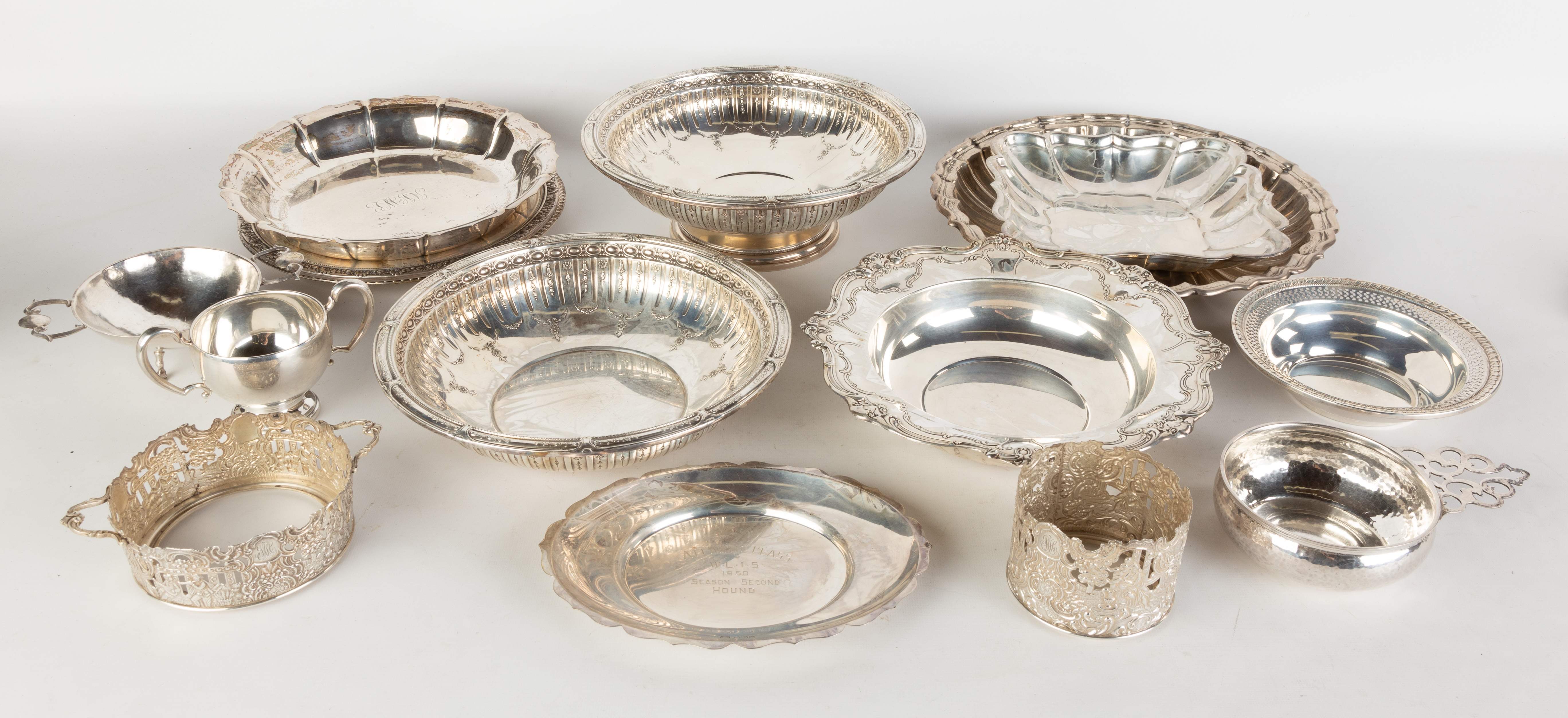 Group of Sterling Silver Table Items | Cottone Auctions