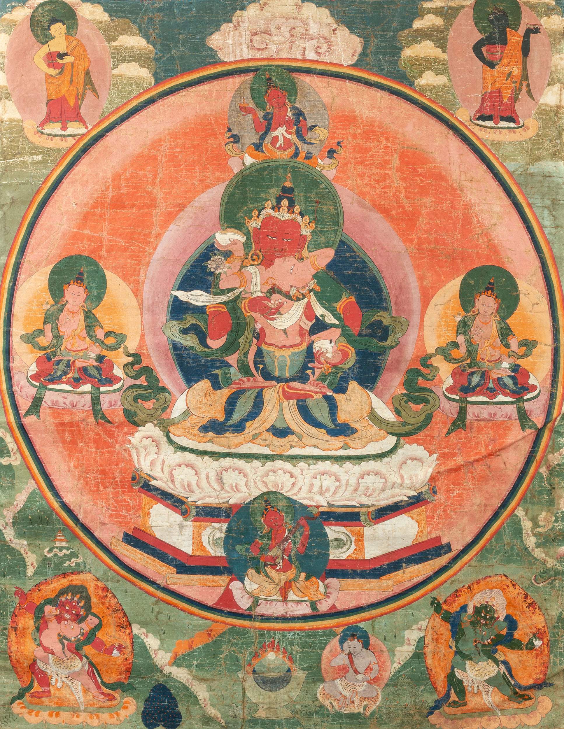 Five Tibetan Thangkas | Cottone Auctions