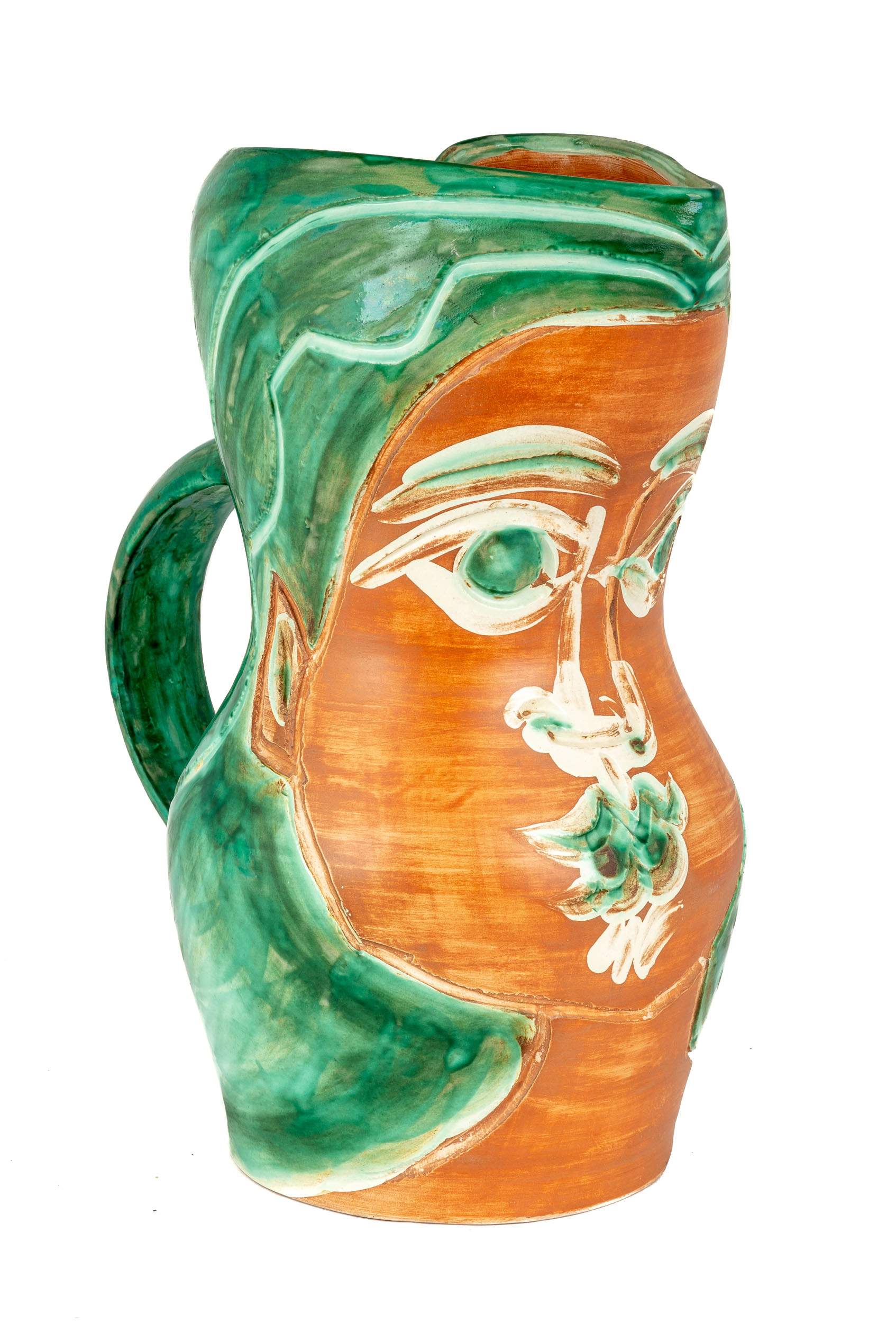 Picasso Pitcher Woman S Face A R 192 Cottone Auctions   0205dspica Det2 