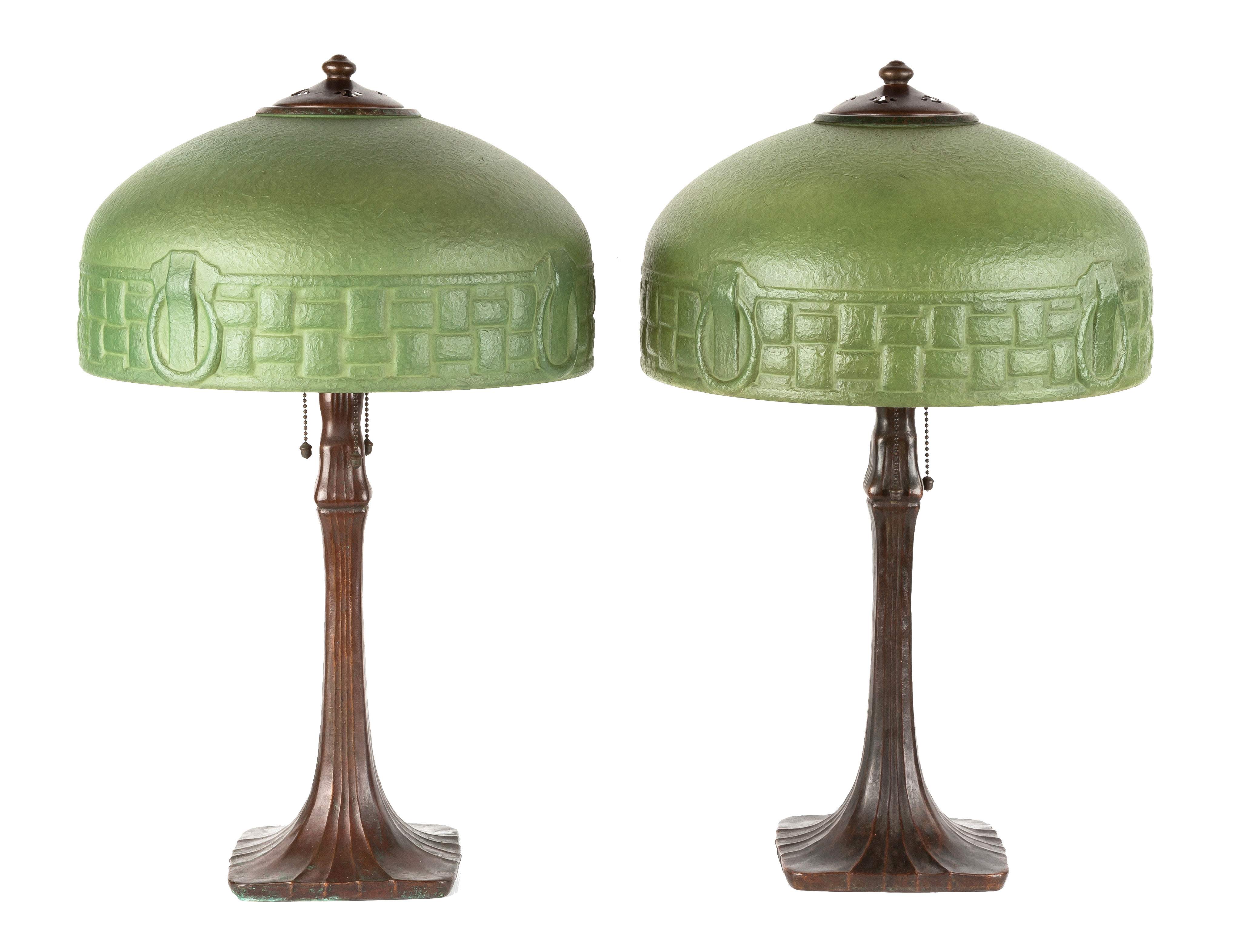 pair-matching-handel-arts-and-crafts-lamps-cottone-auctions