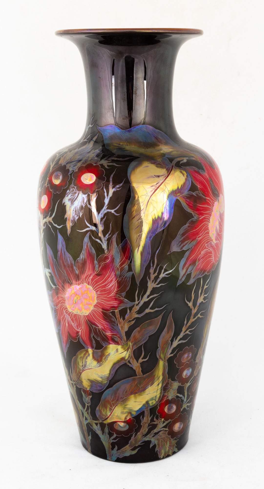 Zsolnay Porcelain Hand Painted Vase | Cottone Auctions