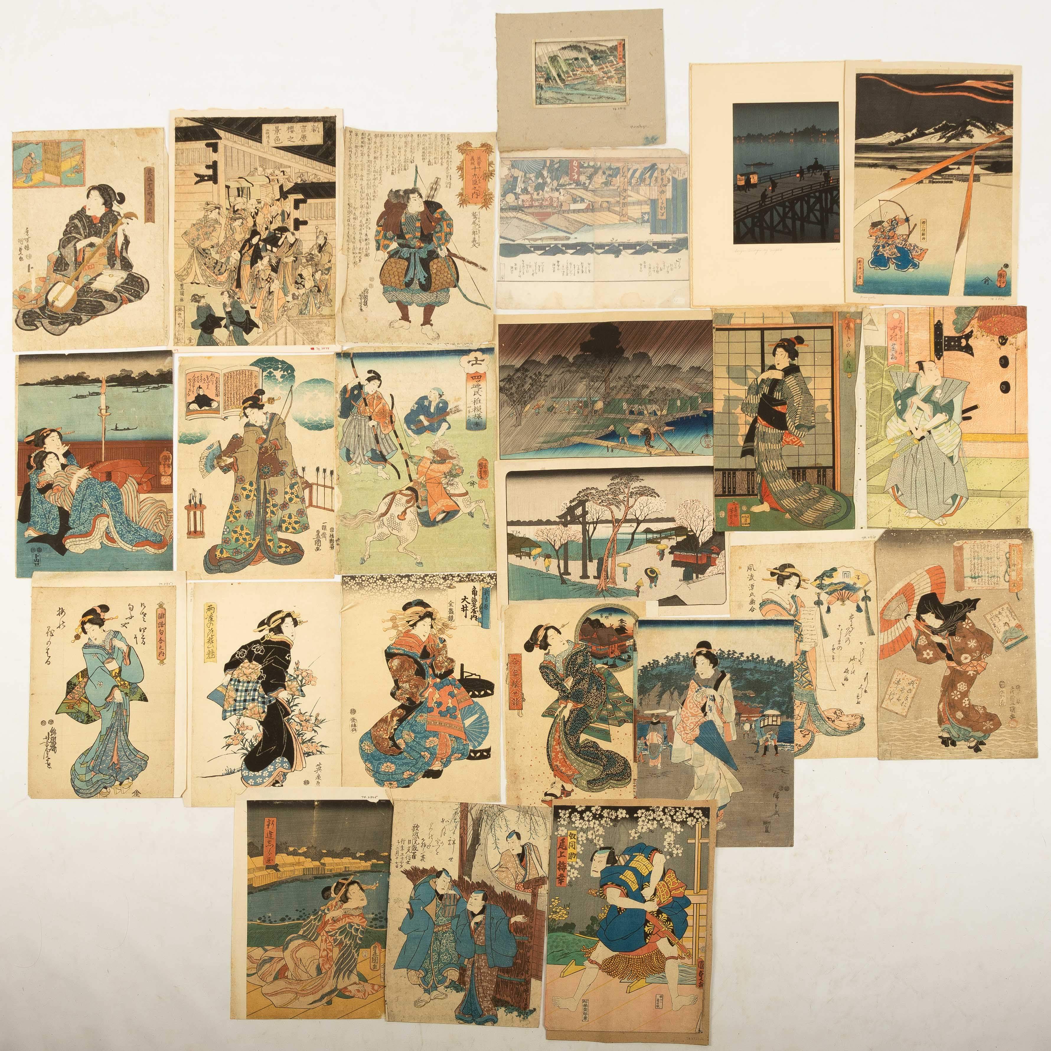 Group of Japanese Woodblock Prints | Cottone Auctions