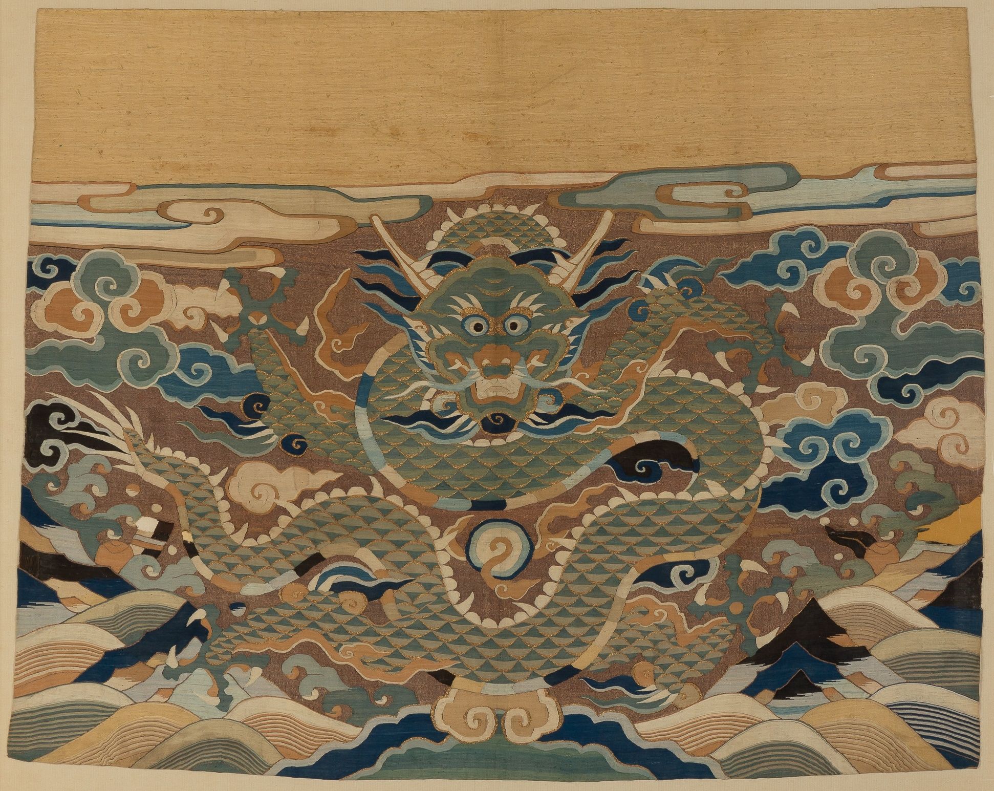 (2) Chinese Kesi Dragon Tapestries | Cottone Auctions