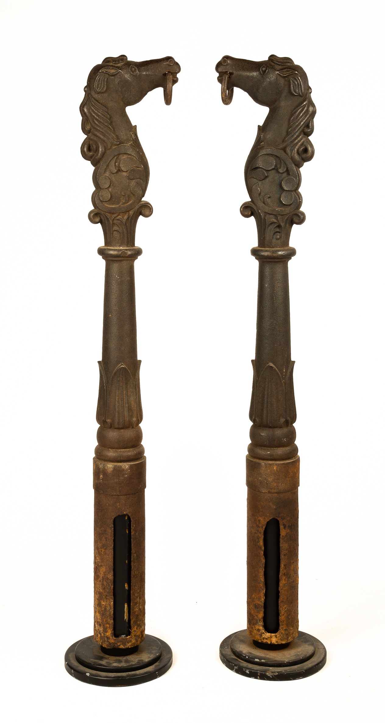 Pair of Horse Hitching Posts | Cottone Auctions