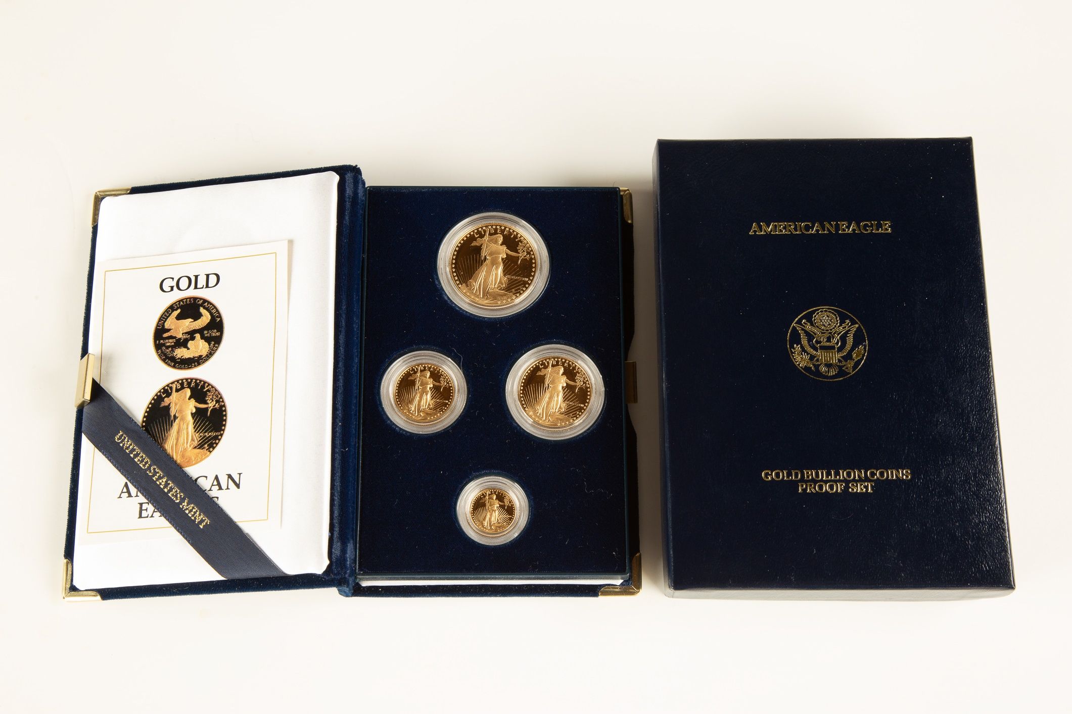 US American Eagle Gold Bullion Coins Proof Set Cottone Auctions