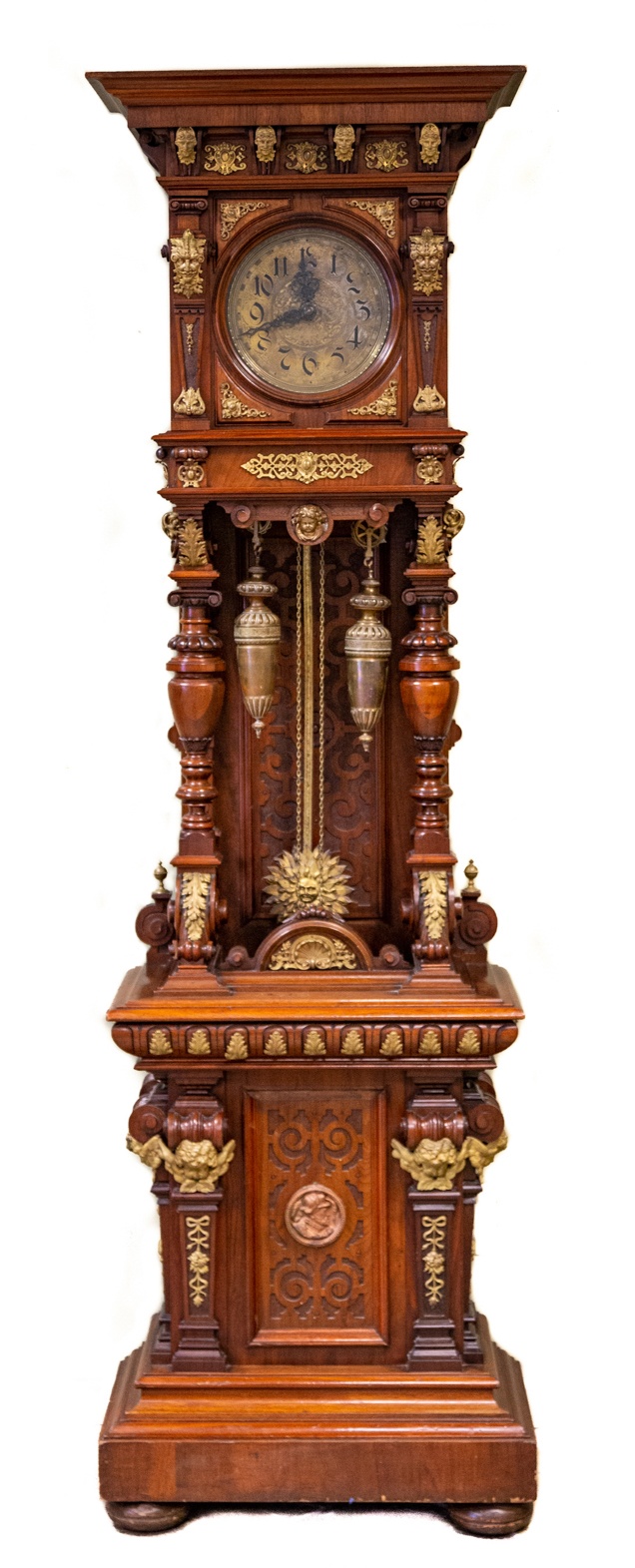 German, Lorenz Furtwangler, Sohne Hall Clock | Cottone Auctions