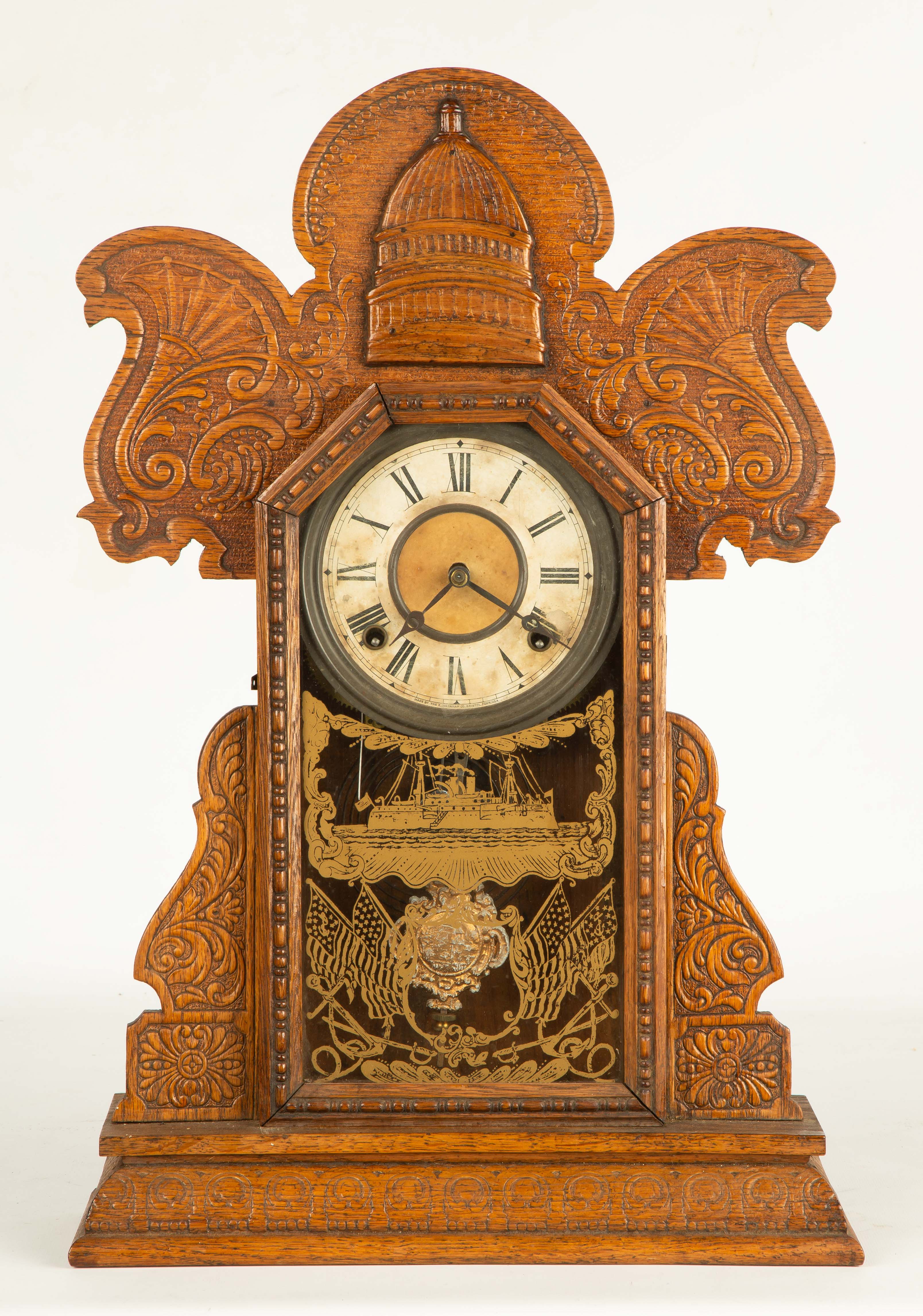 Ingraham Commemorative Shelf Clock | Cottone Auctions