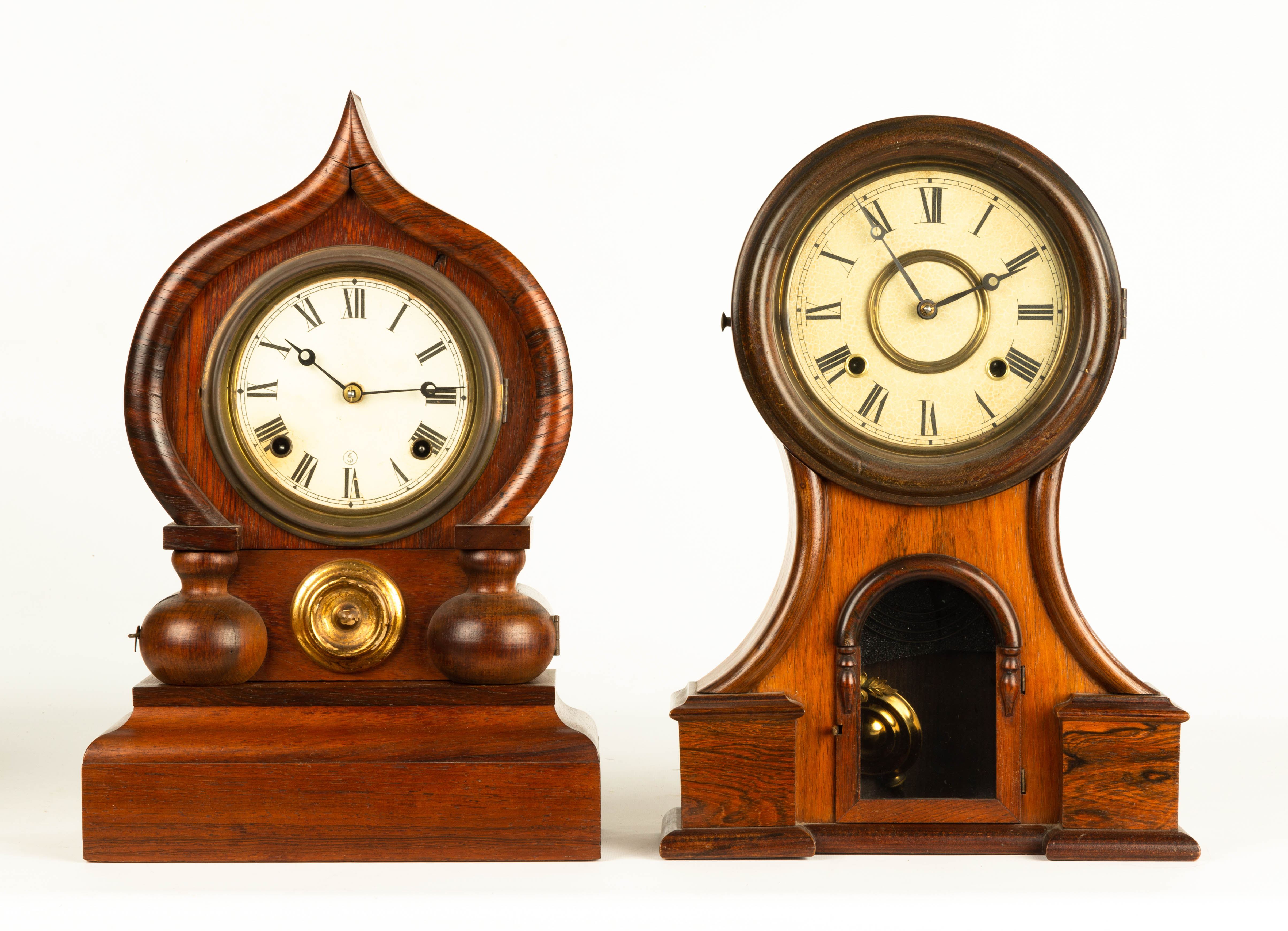 Ingram Oriental & Huron Shelf Clocks | Cottone Auctions