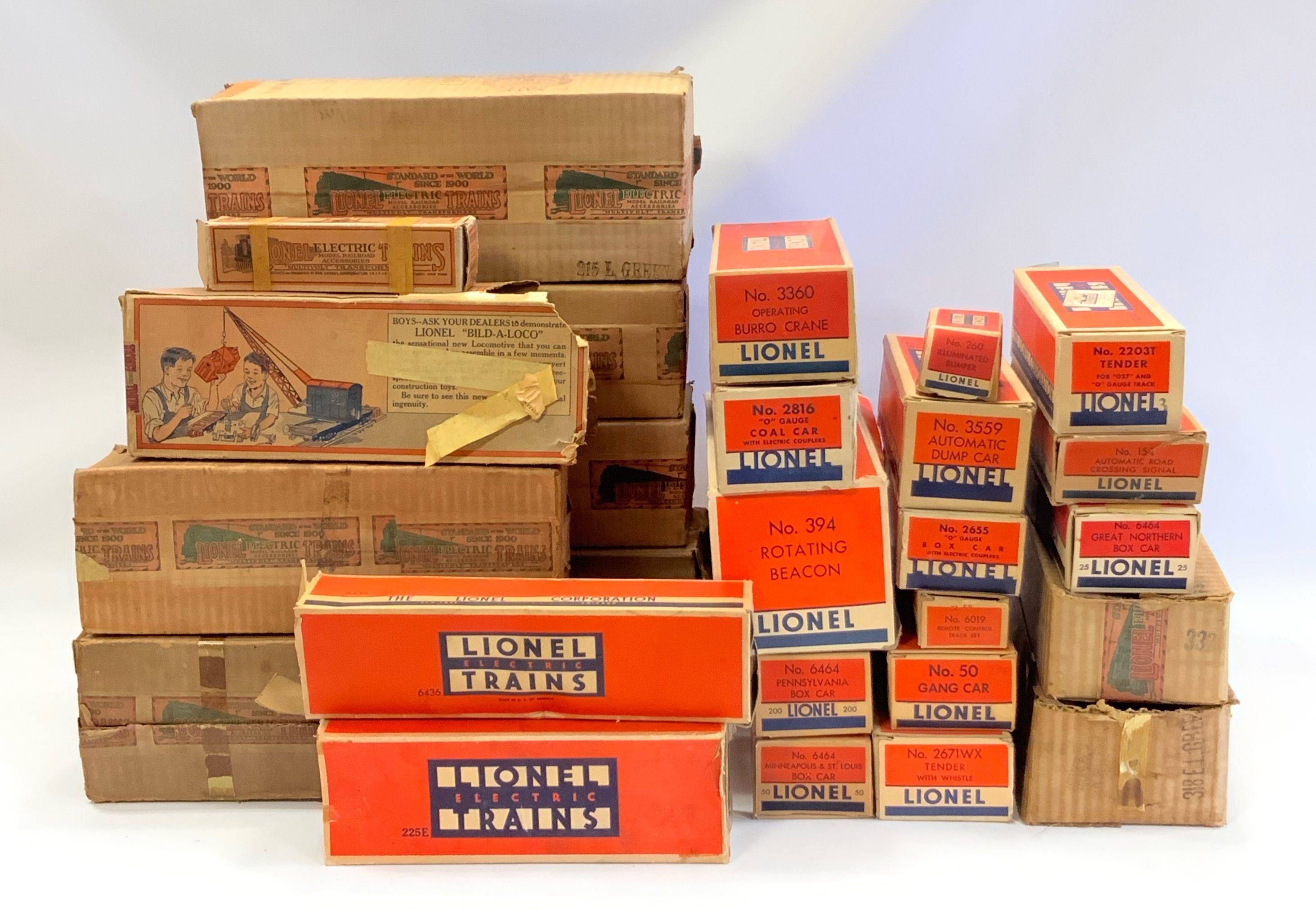 Group Of Empty Lionel Train Boxes | Cottone Auctions