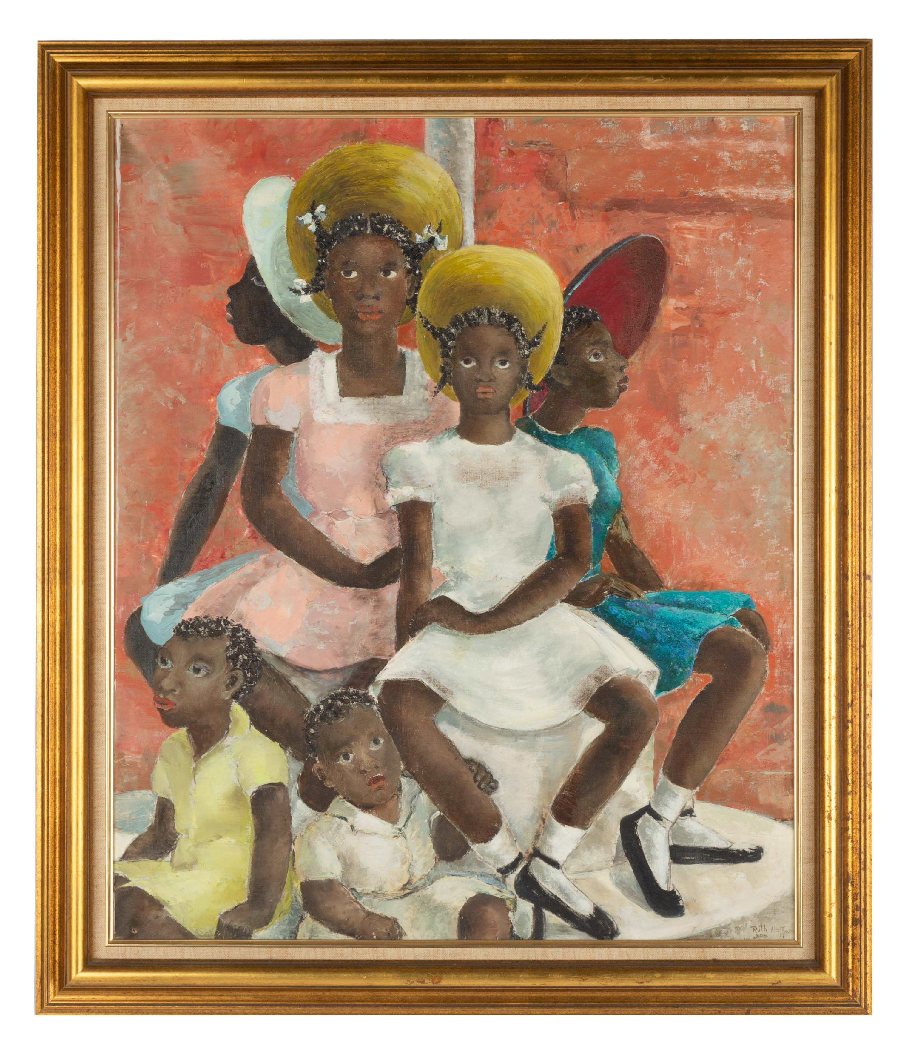 Ruth E. Hoffman (American, 1902-1968) Easter Bonnets, Nassau, Bahamas ...