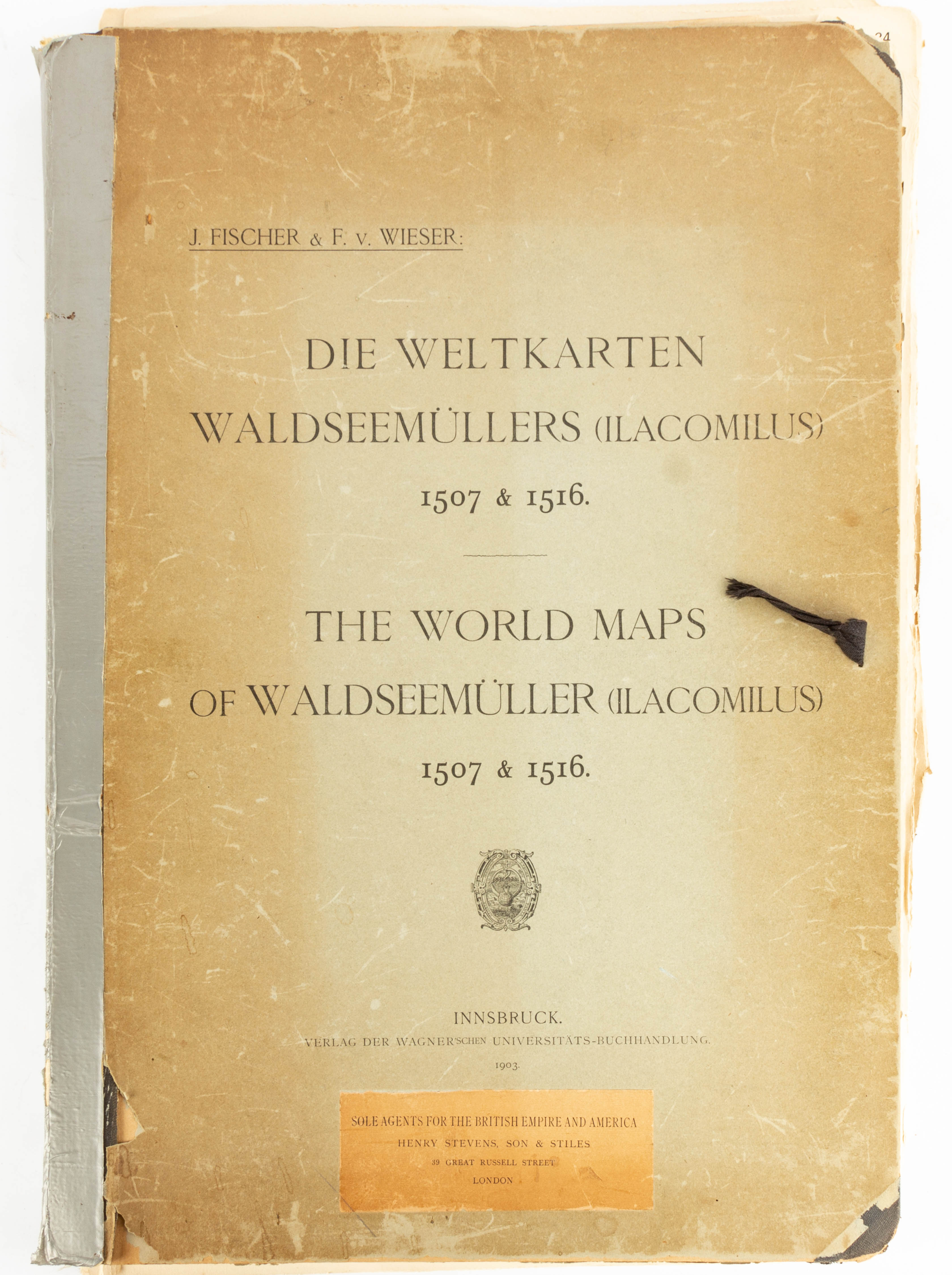 Waldseem Ller S World Maps Of 1507 And 1516 Cottone Auctions   0514epmaps 