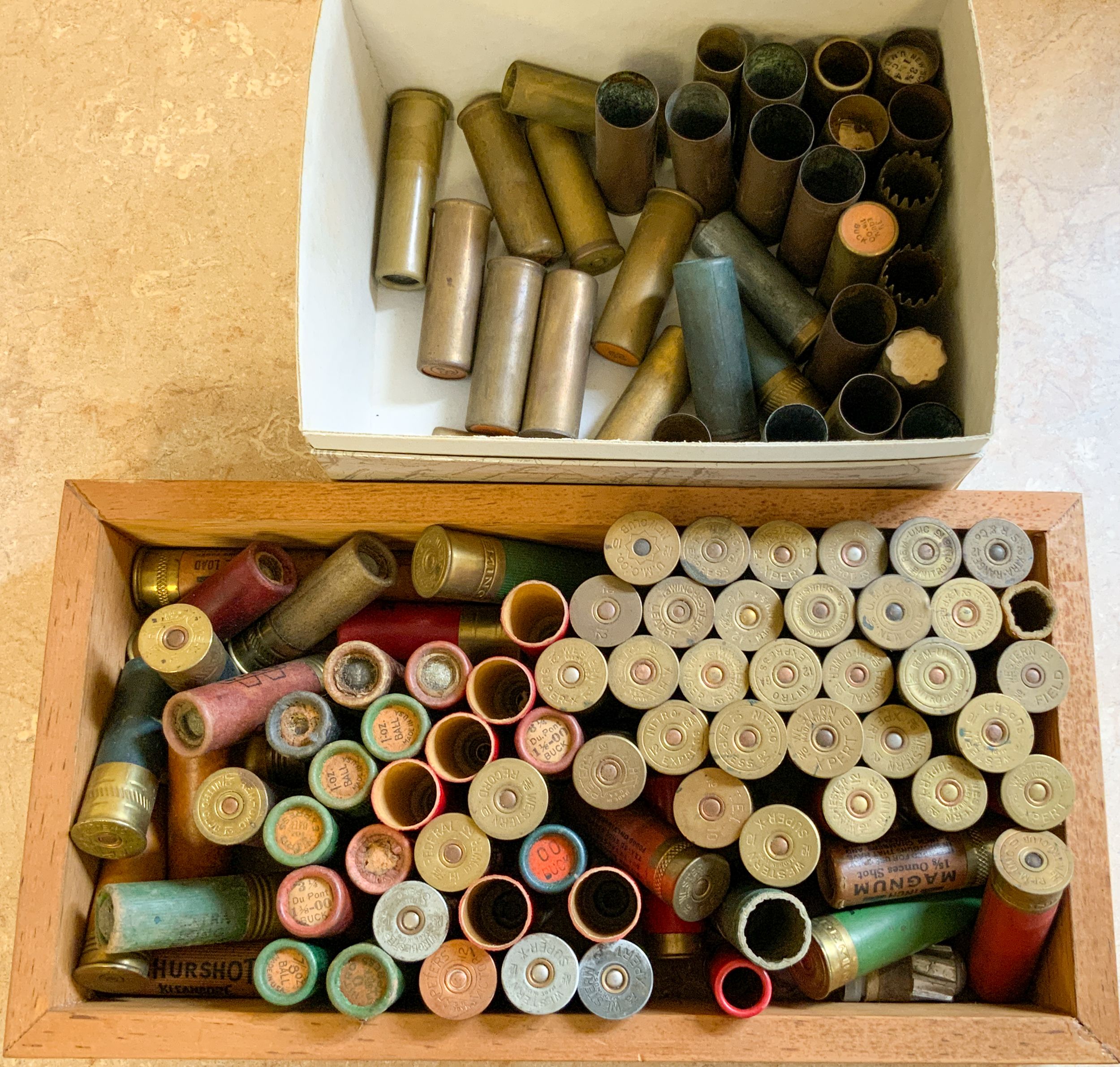 Group of Paper and Brass Shotgun Shells | Cottone Auctions