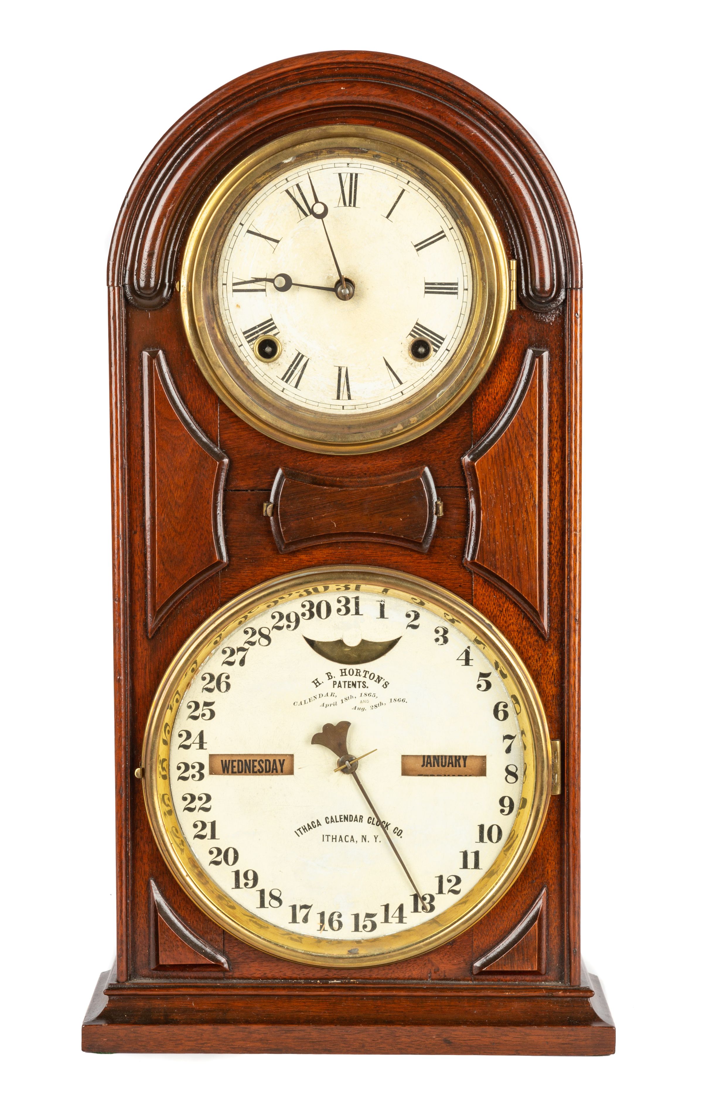 Ithaca Calendar Clock Cottone Auctions