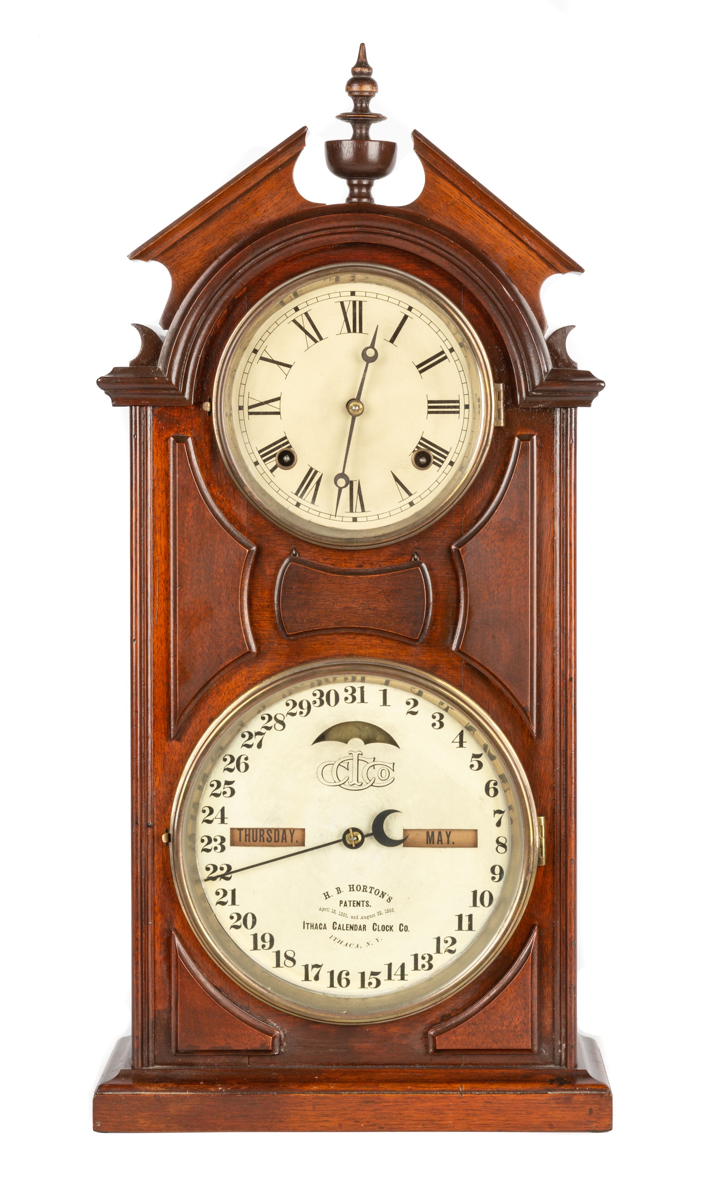 Ithaca Calendar Clock Cottone Auctions