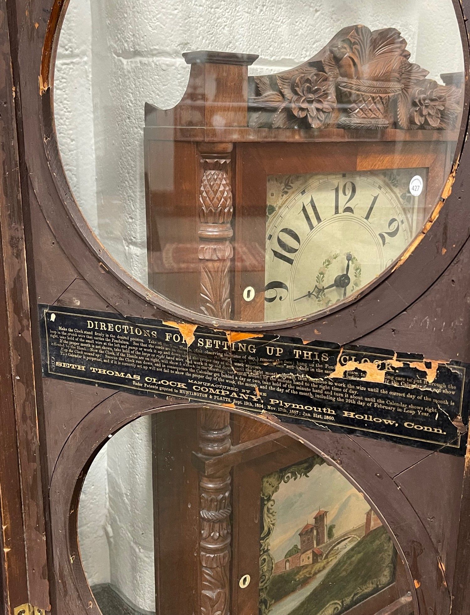 Seth Thomas Calendar Shelf Clock Cottone Auctions