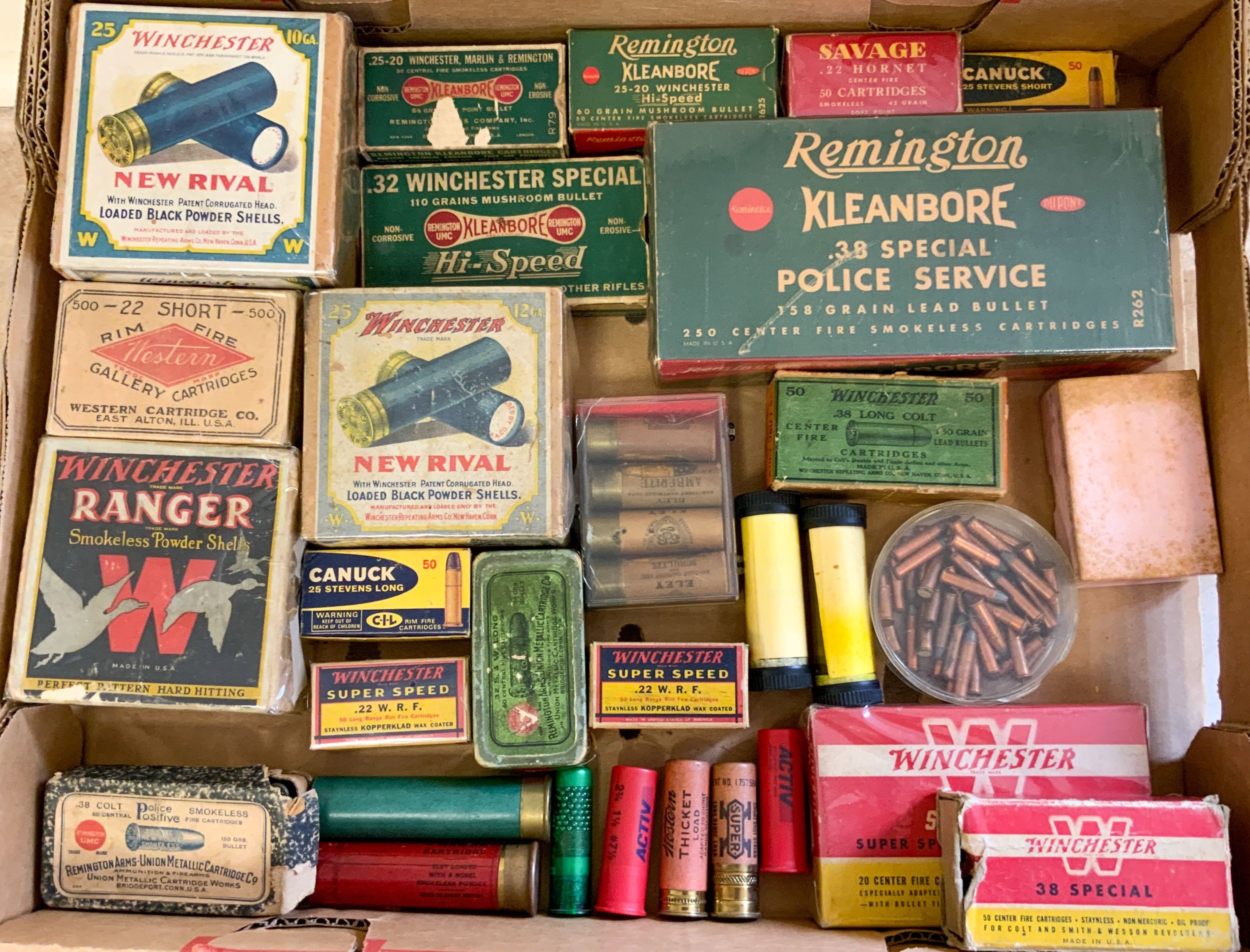 Group of Ammo Boxes, Salesman Samples and Shotgun Shell Boxes | Cottone ...