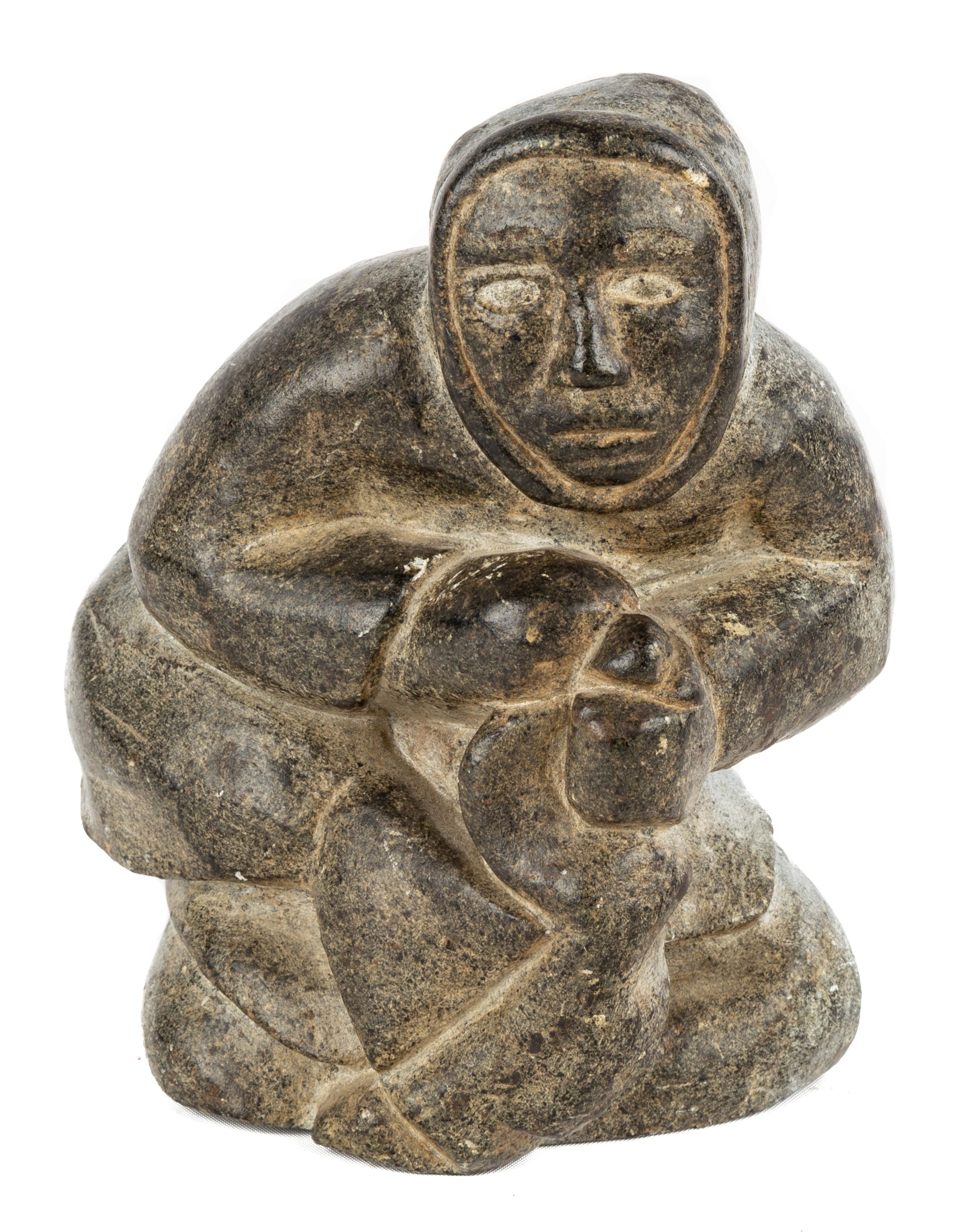 (2) Inuit Carved Stone Sculptures | Cottone Auctions