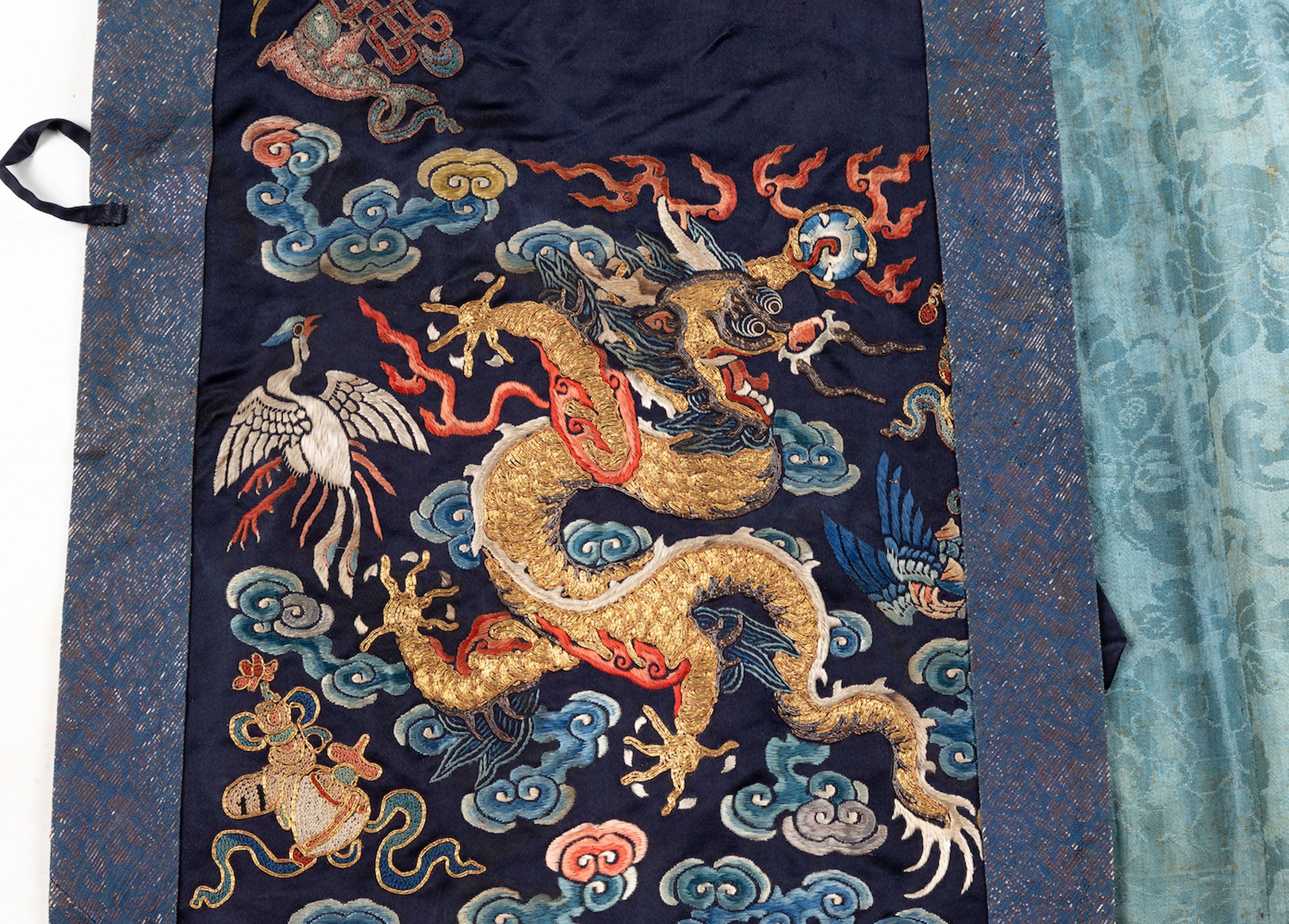 Chinese Silk Dragon Robe Cottone Auctions