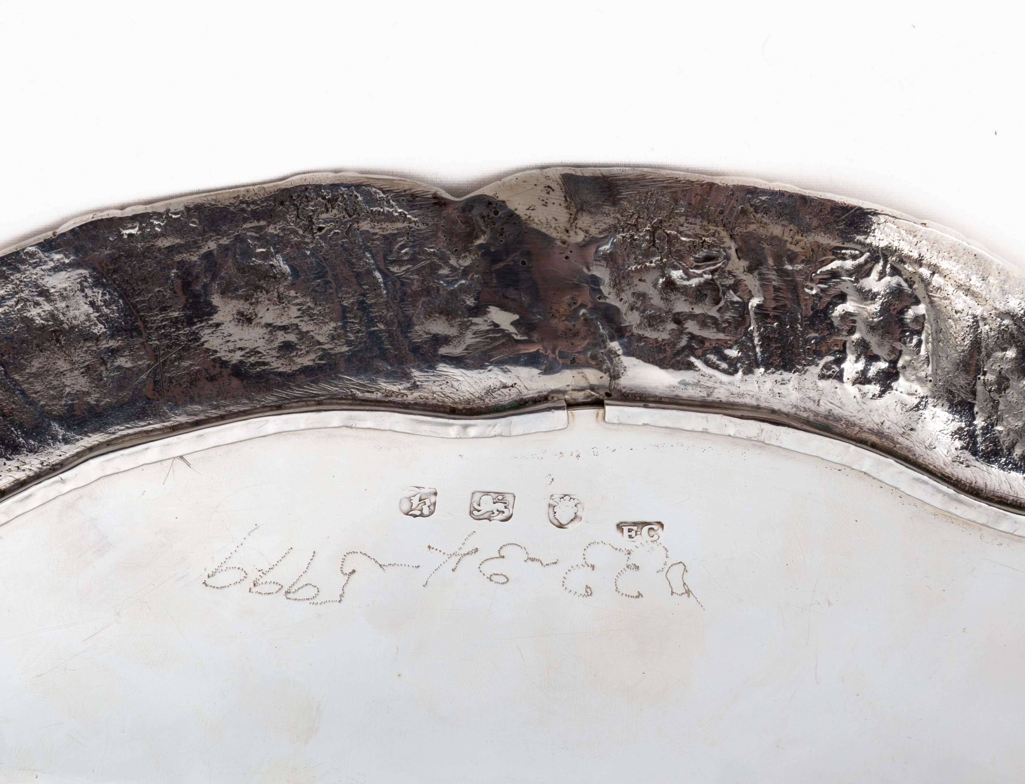 George III Silver Salver, Ebenezer Coker, London, 1772 | Cottone Auctions