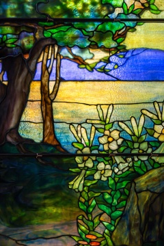 Landscape Window with Magnolias, Hydrangeas and Azaleas, 1915 Art