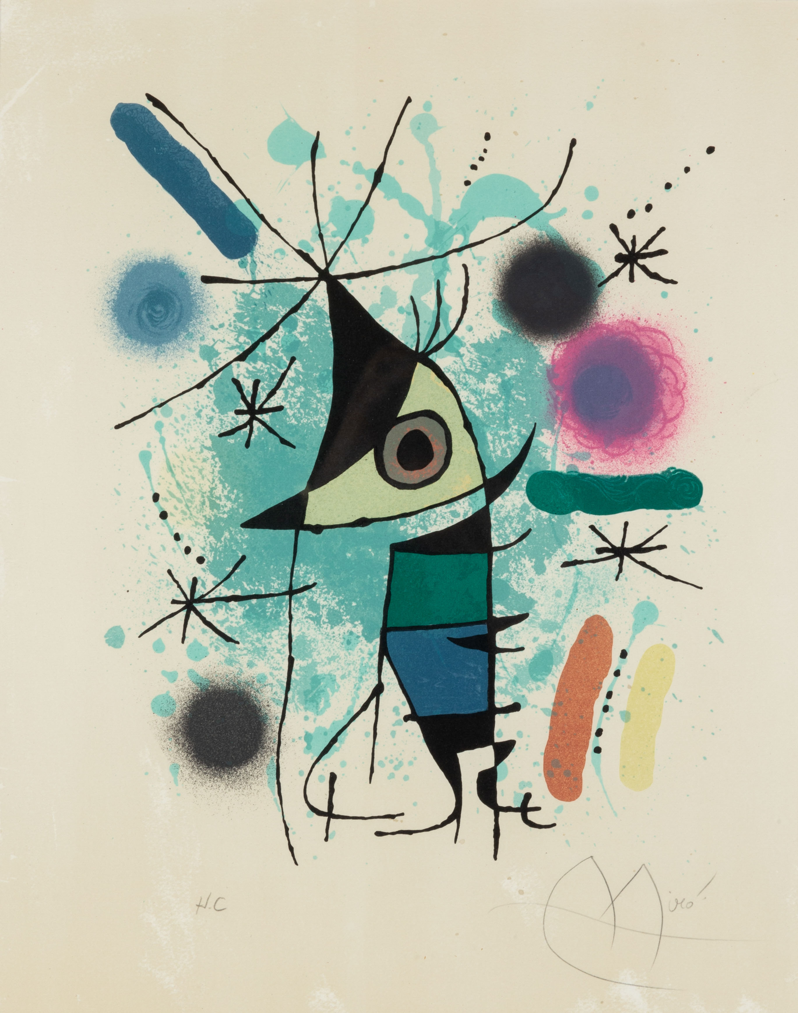 Joan Miró (Spanish, 1893-1983) The Singing Fish | Cottone Auctions