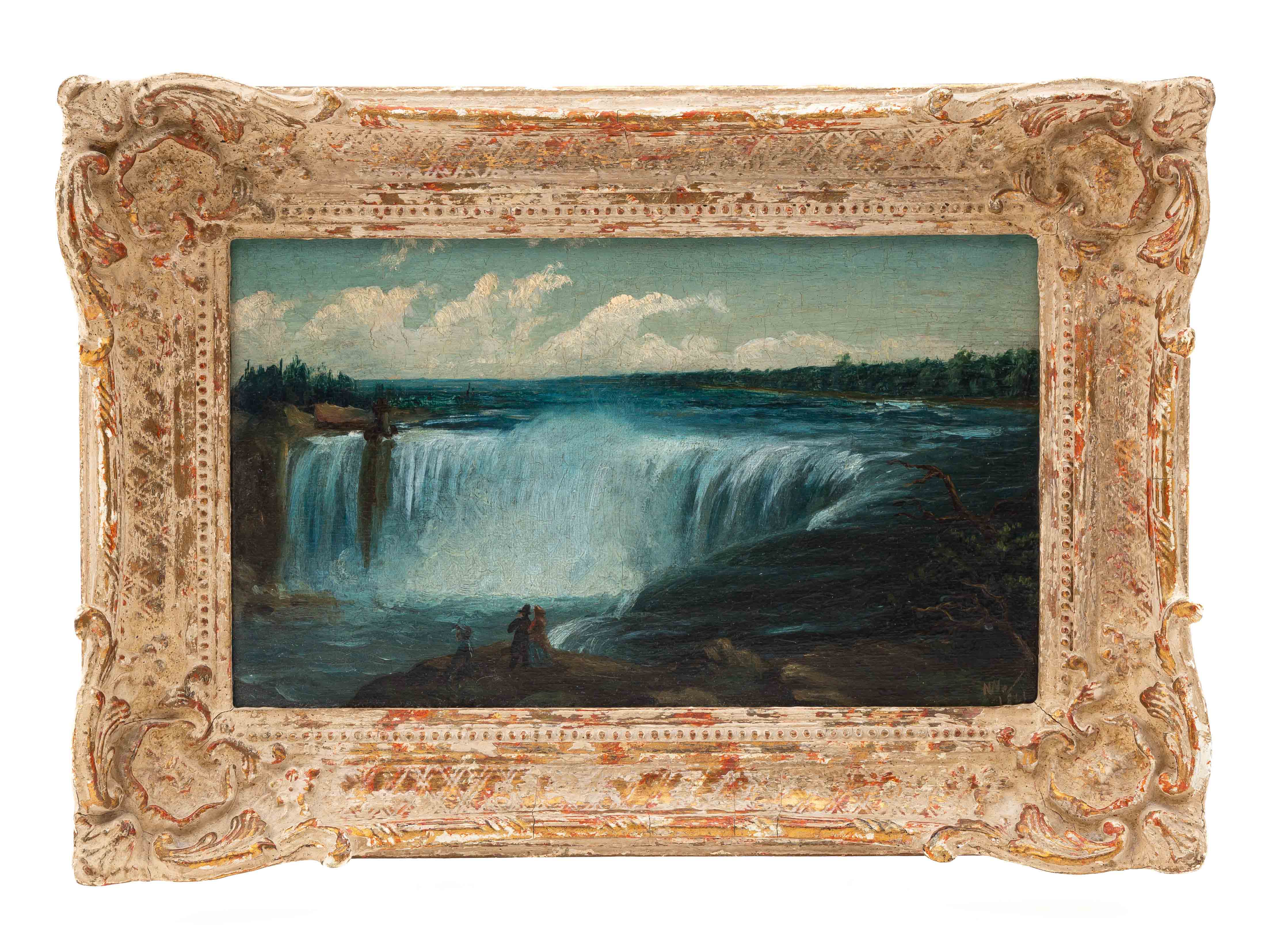 19th Century Painting Of Niagara Falls 