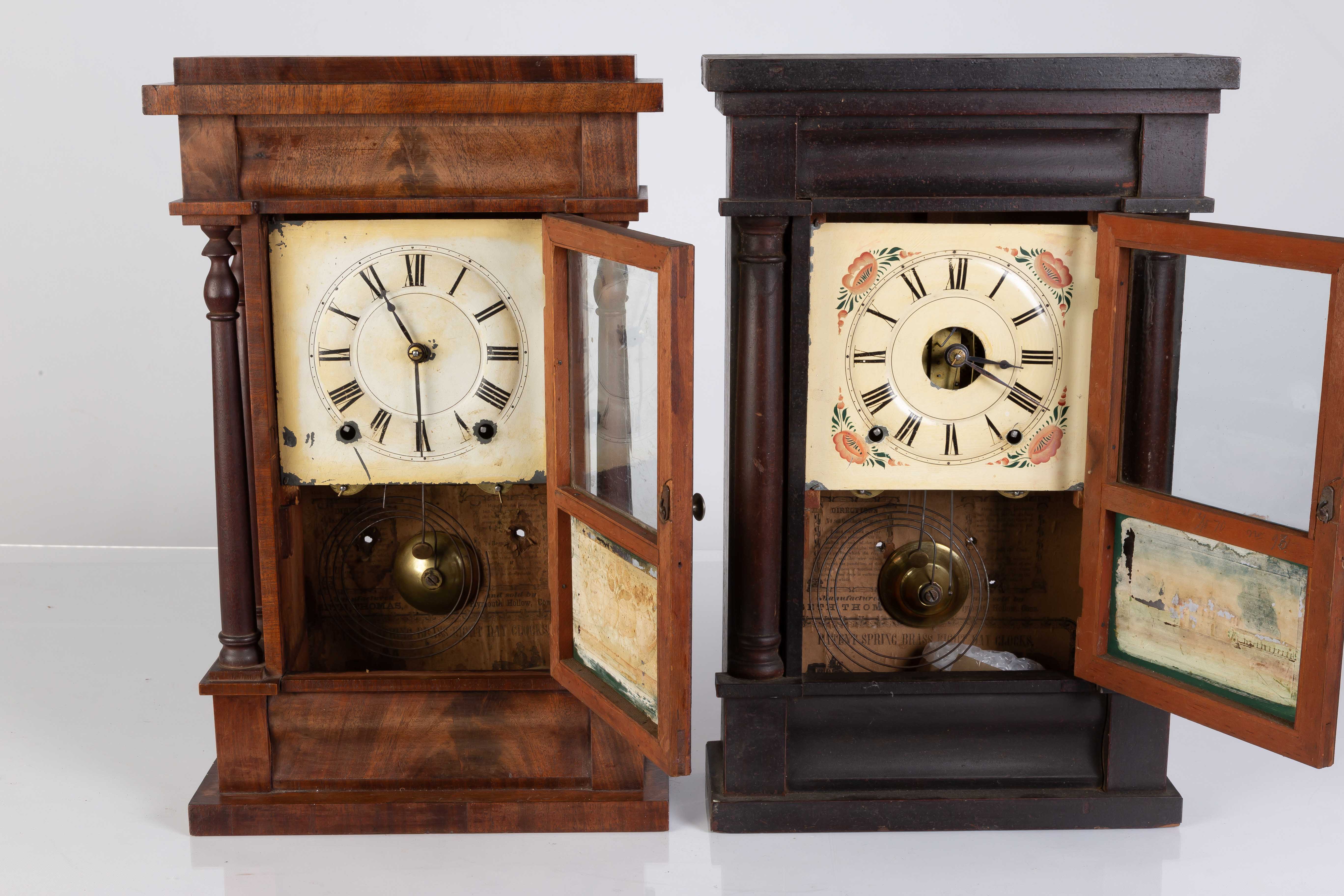 (2) Seth Thomas Shelf Clocks | Cottone Auctions