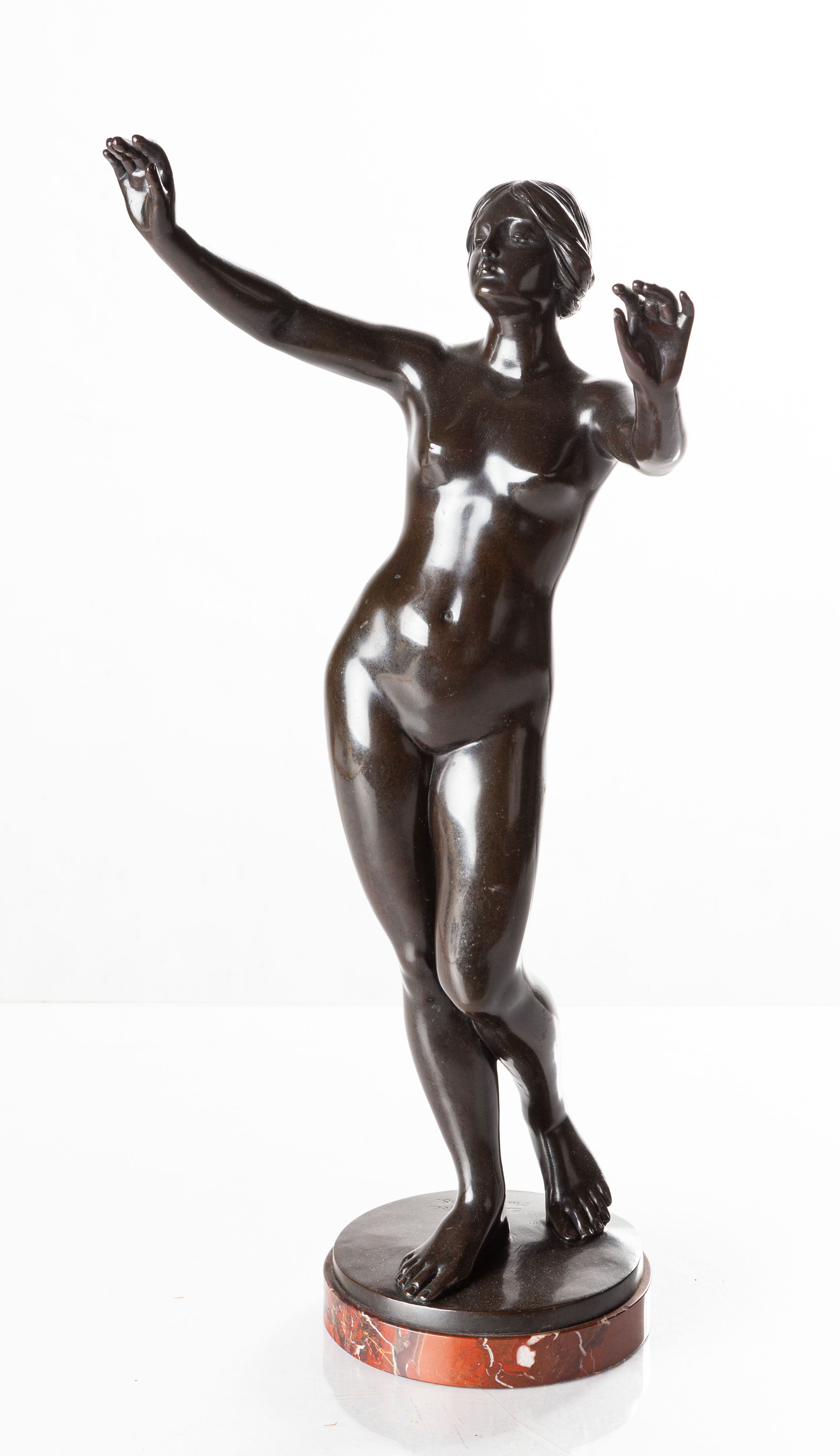 Eugen Schlipf (German, 1869-1943) Bronze Nude of a Woman | Cottone Auctions