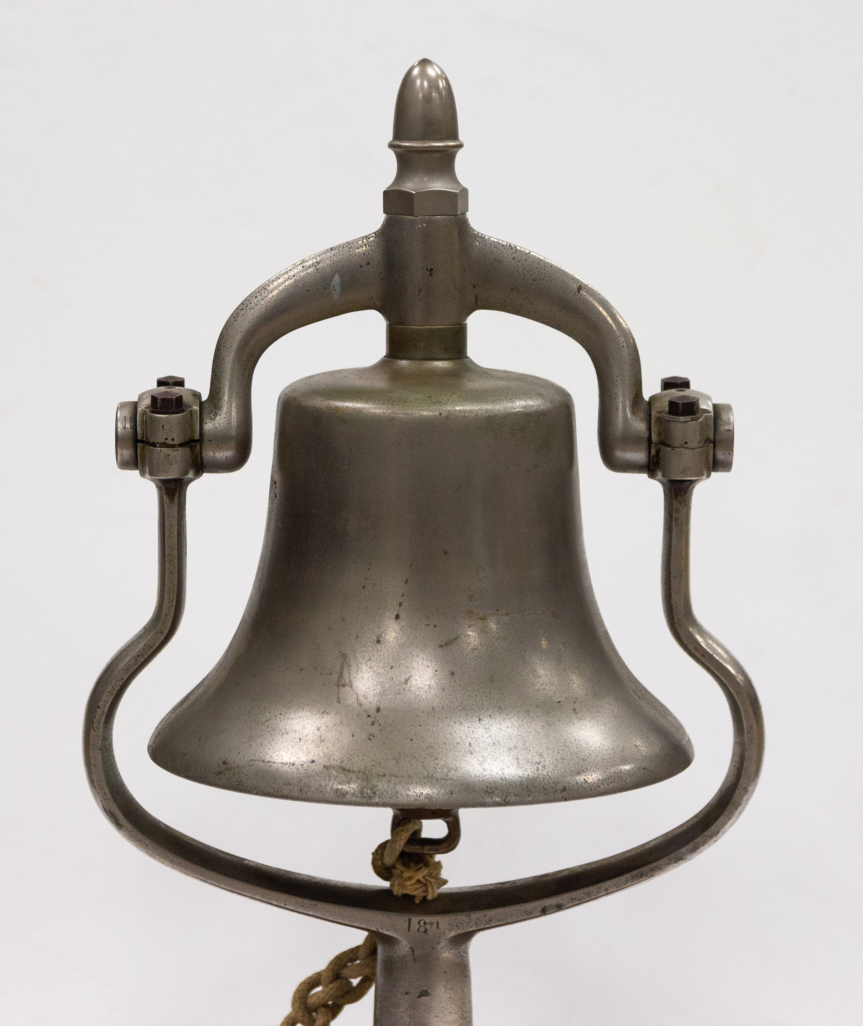 Nickel Plated Brass Firehouse Bell | Cottone Auctions