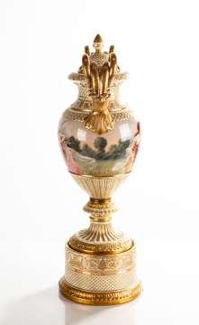 19th Century Royal Vienna Covered Urn