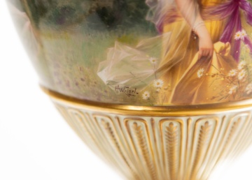 19th Century Royal Vienna Covered Urn