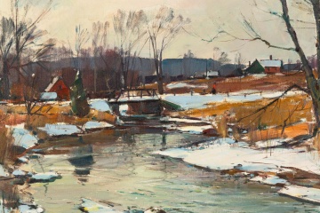 Carl W. Peters (American, 1897-1980) "Meadow Brook"