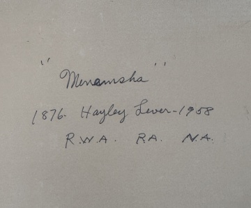 Richard Hayley Lever (American, 1876-1958) "Menemsha, Martha's Vineyard"