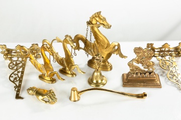 Group of Cast Brass Ornaments
