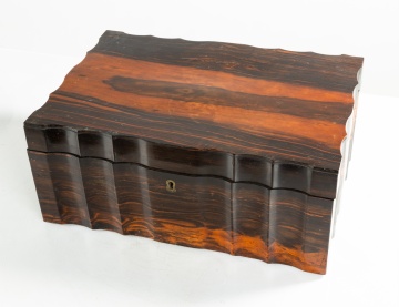 19th Century Anglo-Indian Calamander Novelty Box