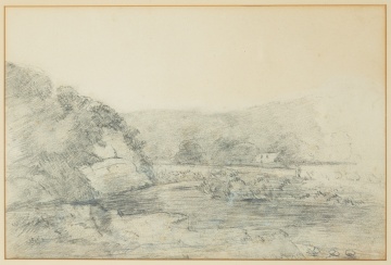John Constable (British, 1776-1837) "The Stream"